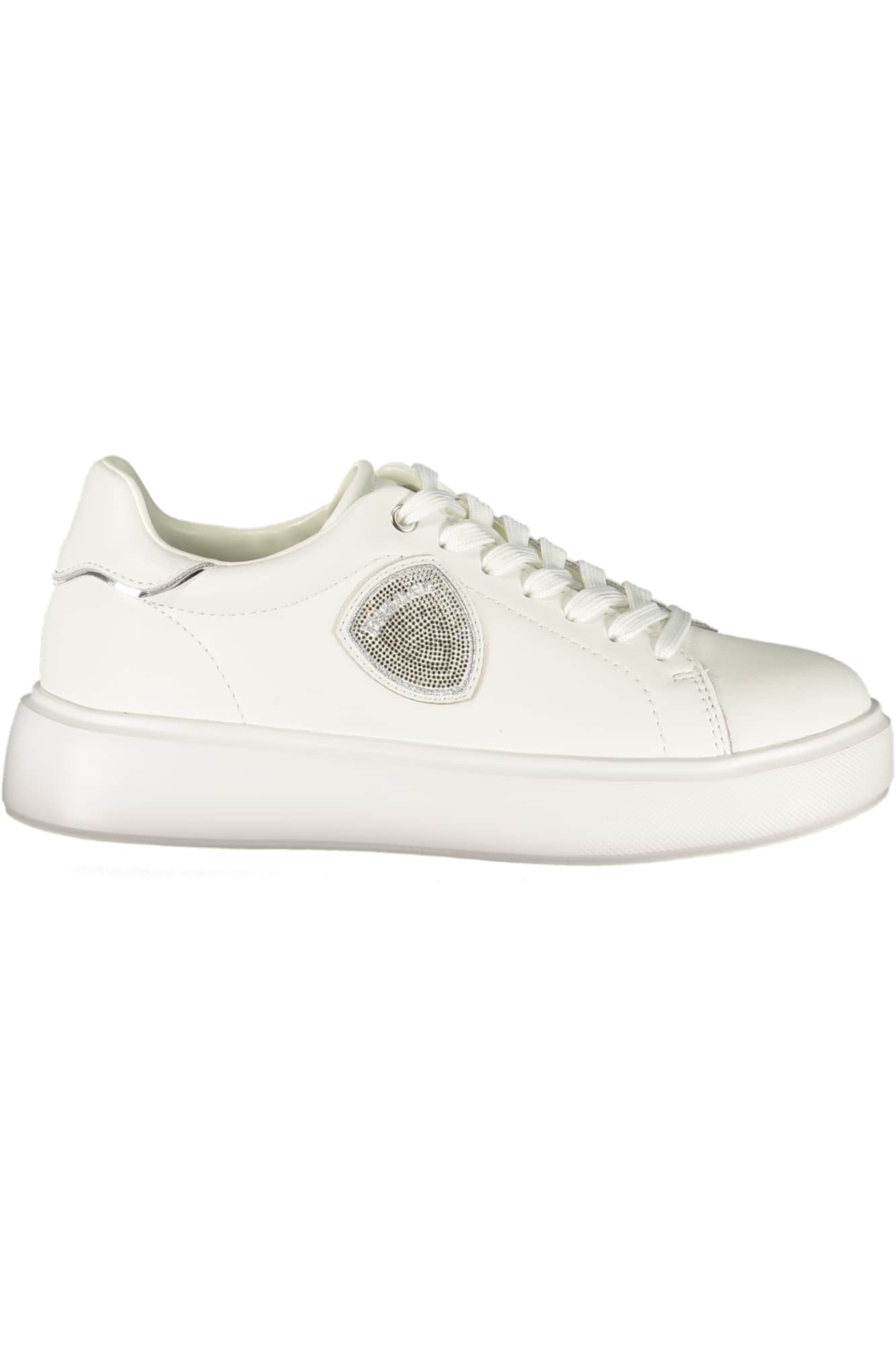 Blauer mujer blanco zapatillas deportivas