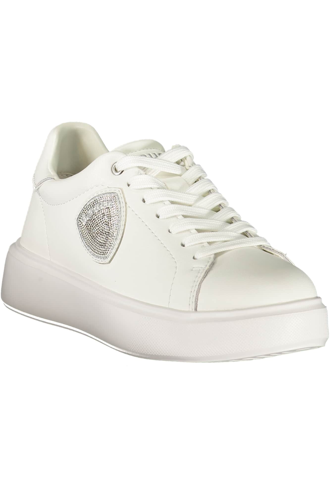 Blauer mujer blanco zapatillas deportivas