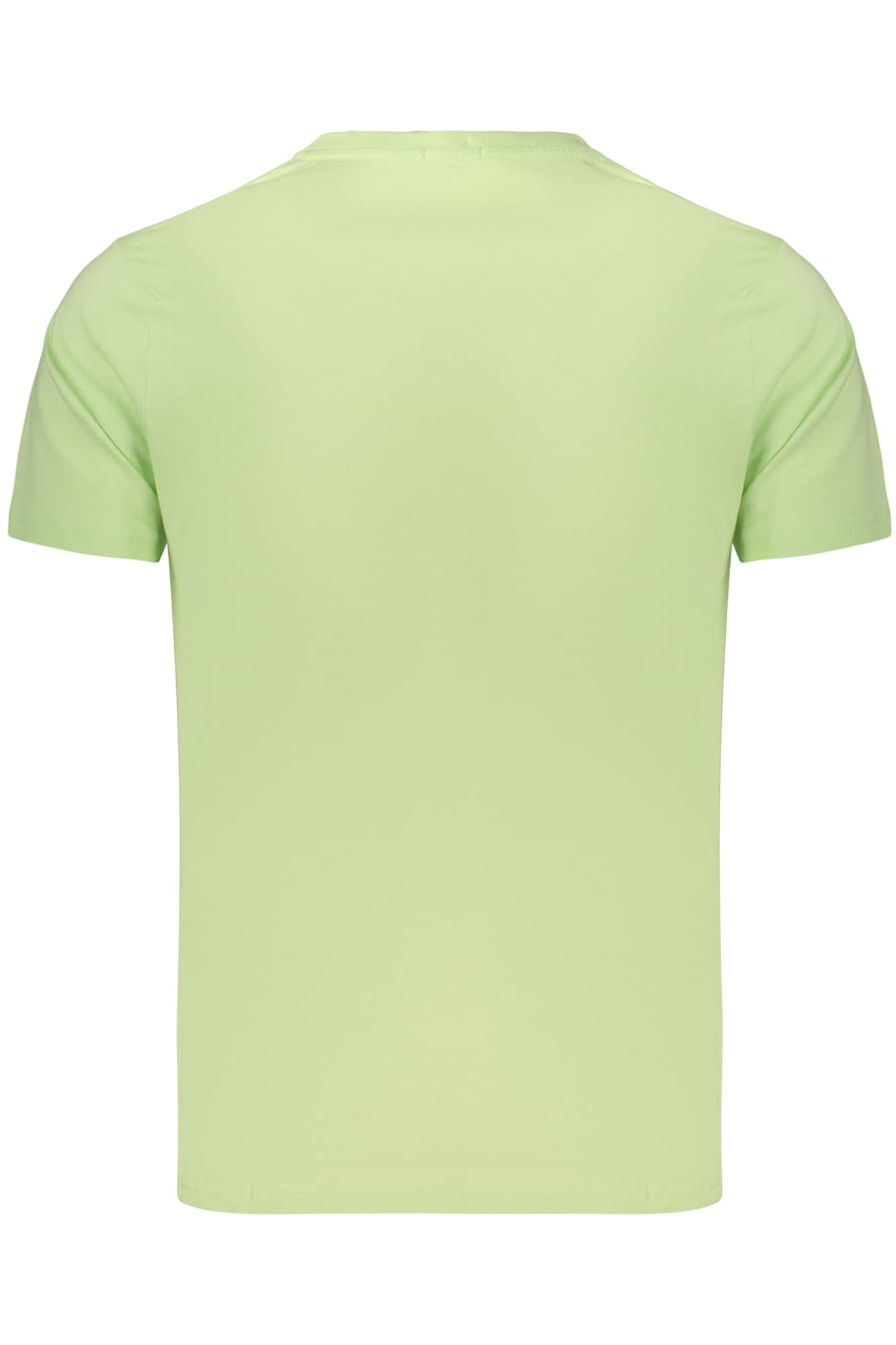 Rifle manga corta t-camisa hombre azul