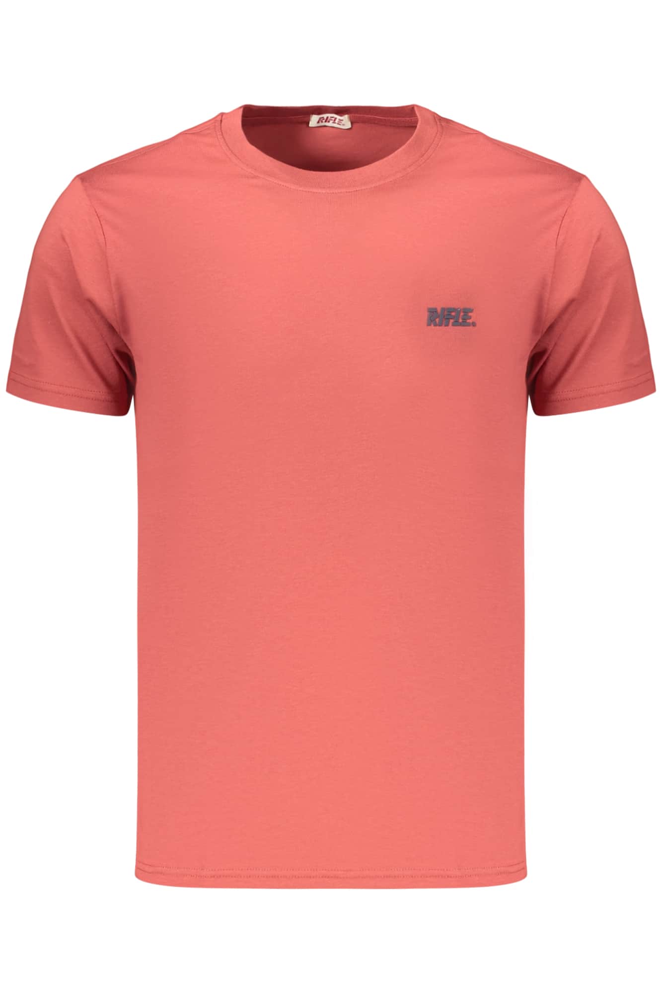 Rifle manga corta t-camisa hombre azul
