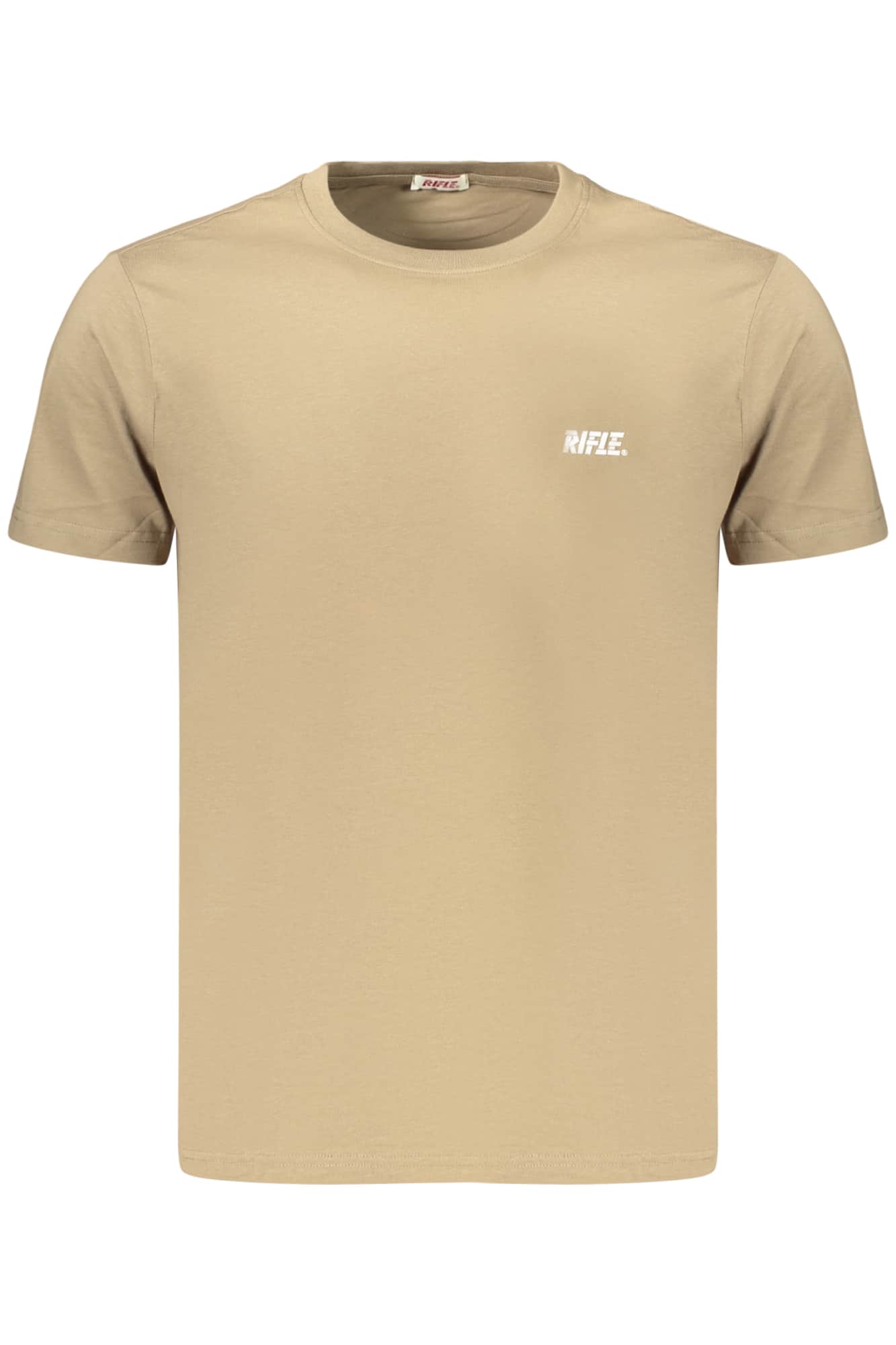 Rifle manga corta t-camisa hombre azul