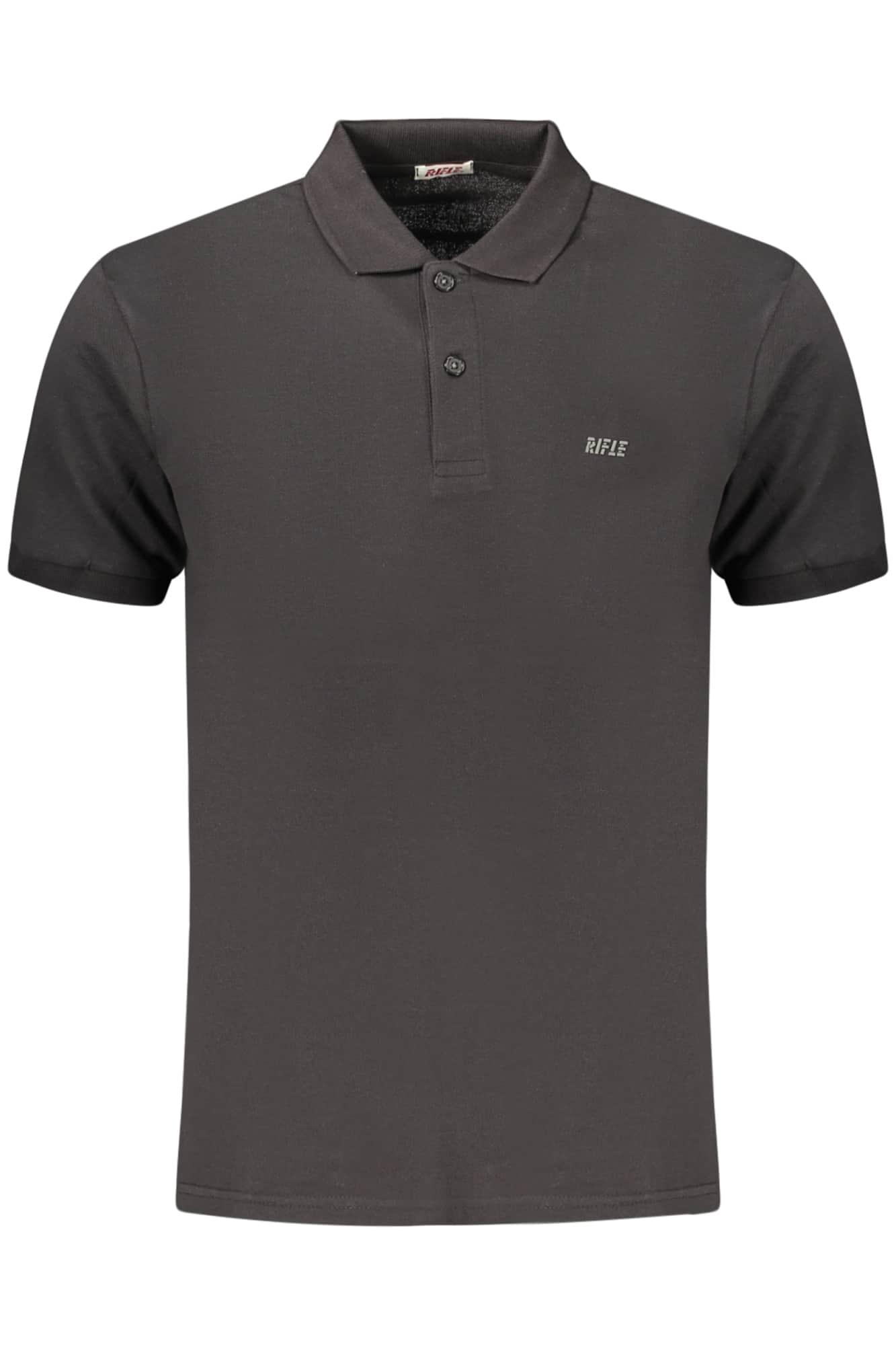 Rifle polo manga corta hombre negro