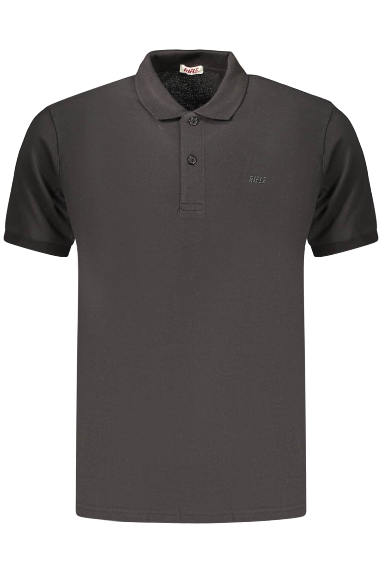 Rifle polo manga corta hombre negro