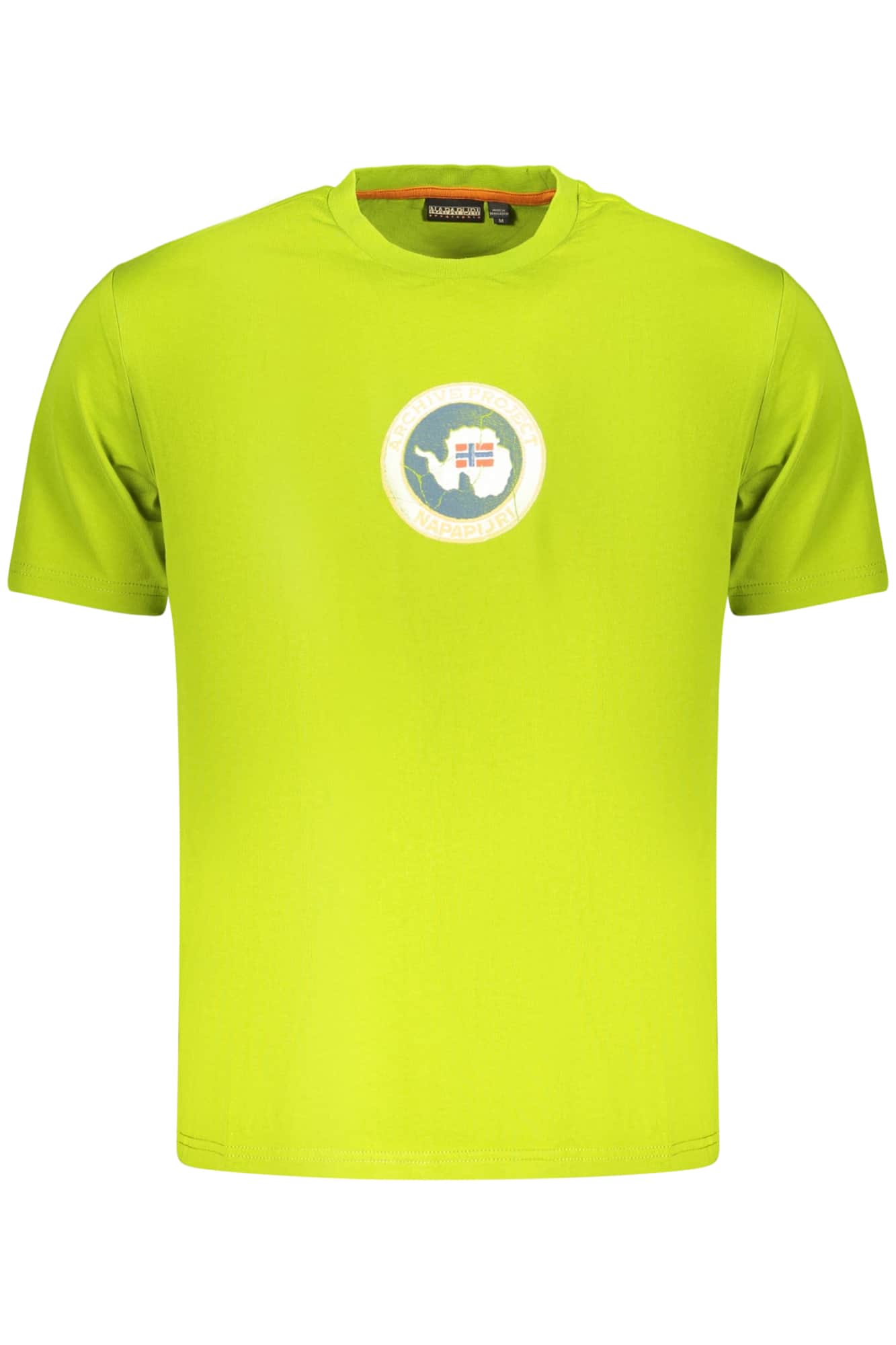 Napapijri hombre manga corta t-camisa verde