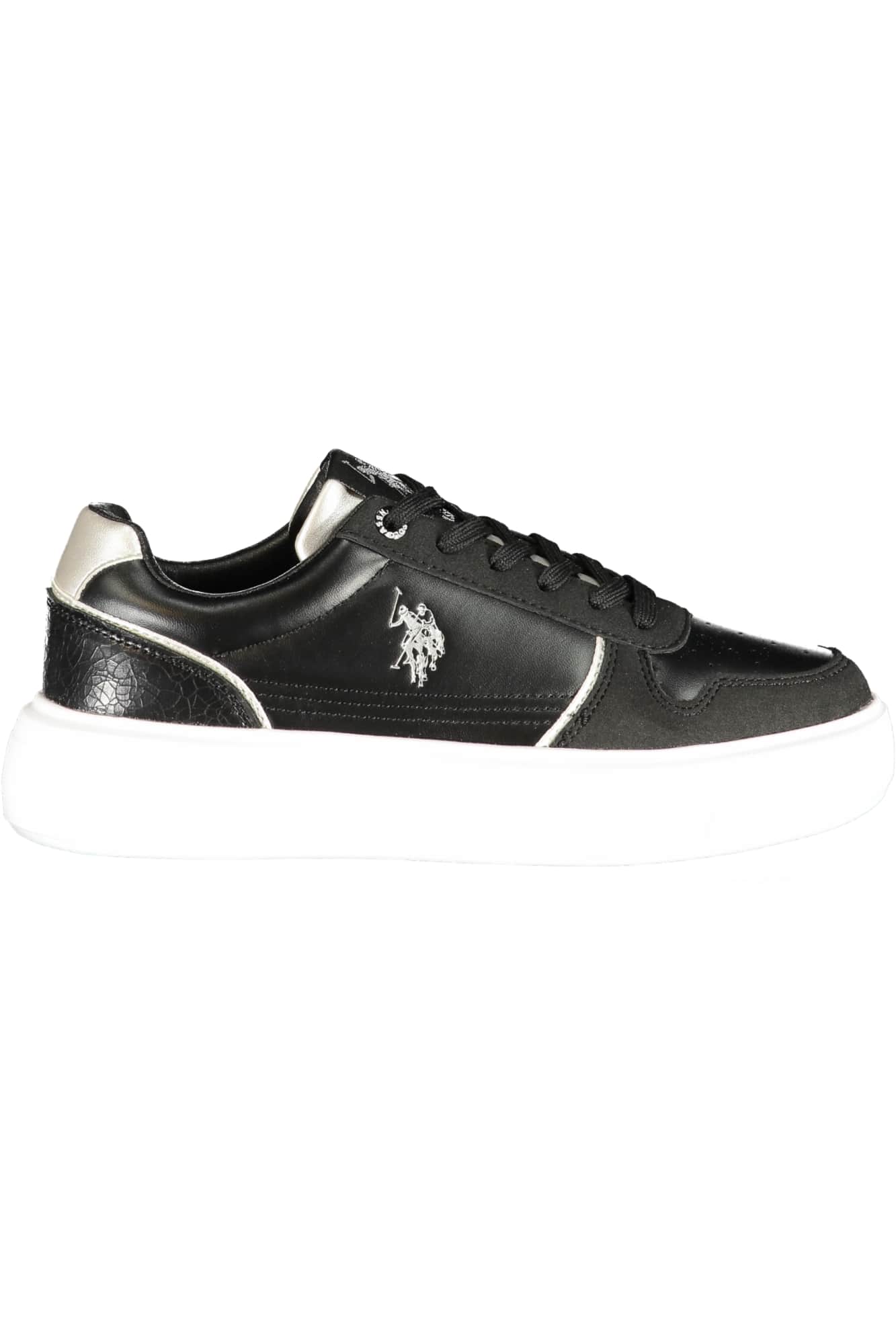 US Polo Assn. mujer negro zapatillas deportivas