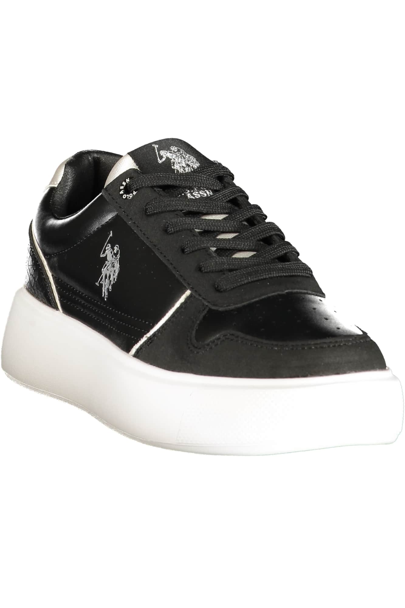 US Polo Assn. mujer negro zapatillas deportivas
