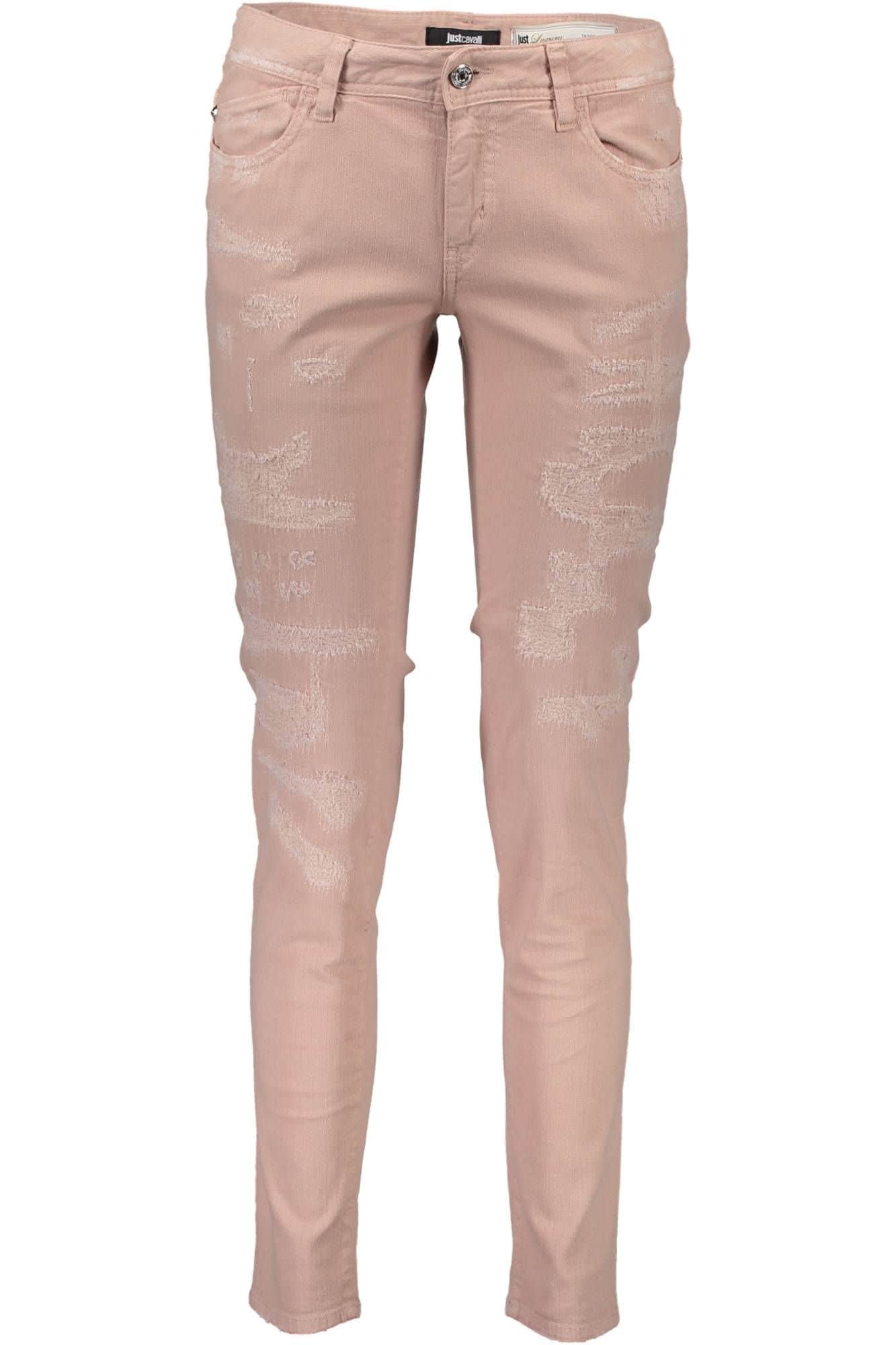 Just Cavalli rosa mujer pantalón