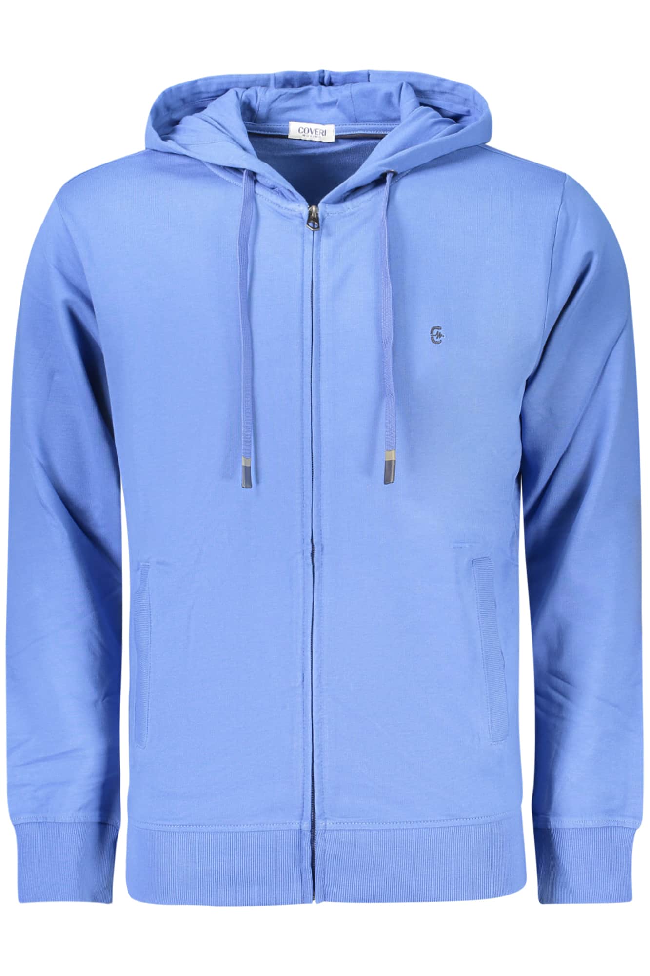 Coveri Moving hombre beige con cremallera sudadera