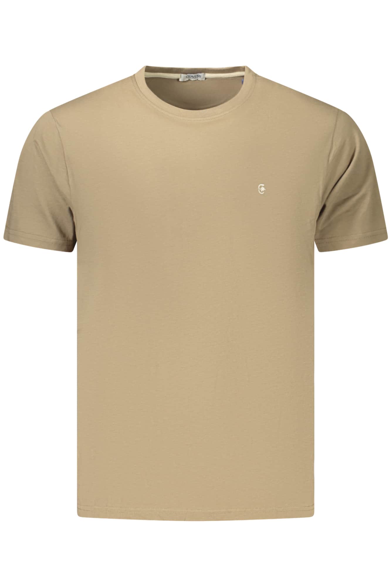 Coveri Moving hombre manga corta t-camisa, beige