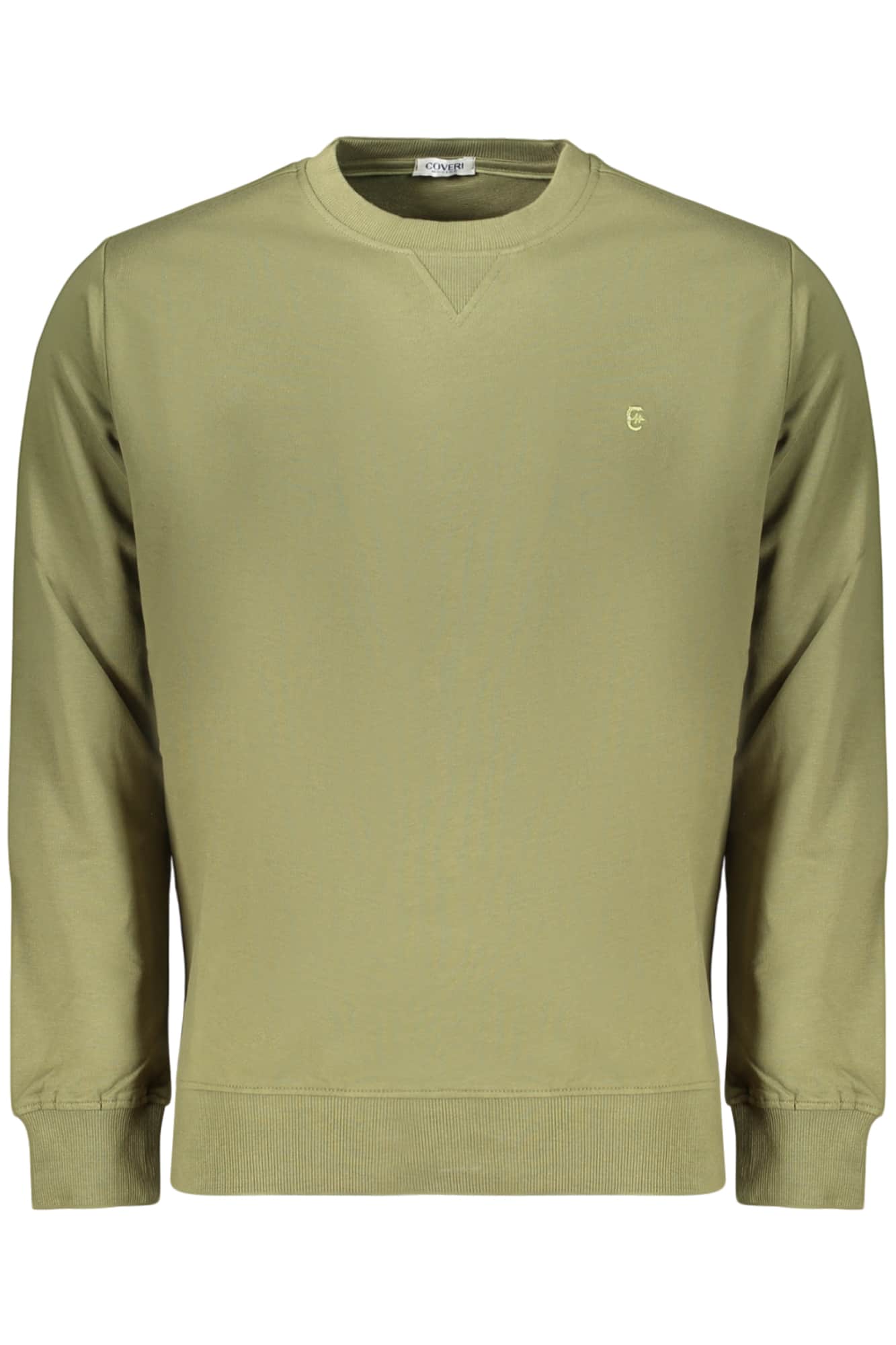 Coveri Moving hombre sin cremallera sudadera verde