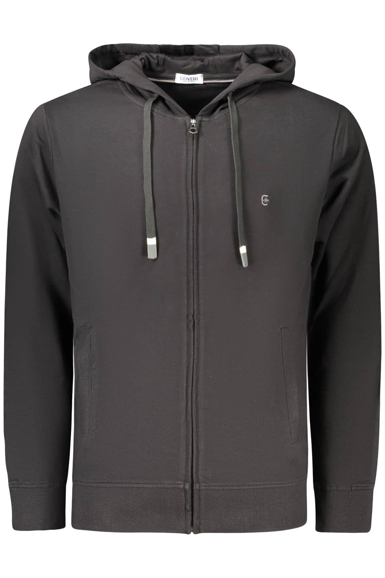 Coveri Moving hombre beige con cremallera sudadera