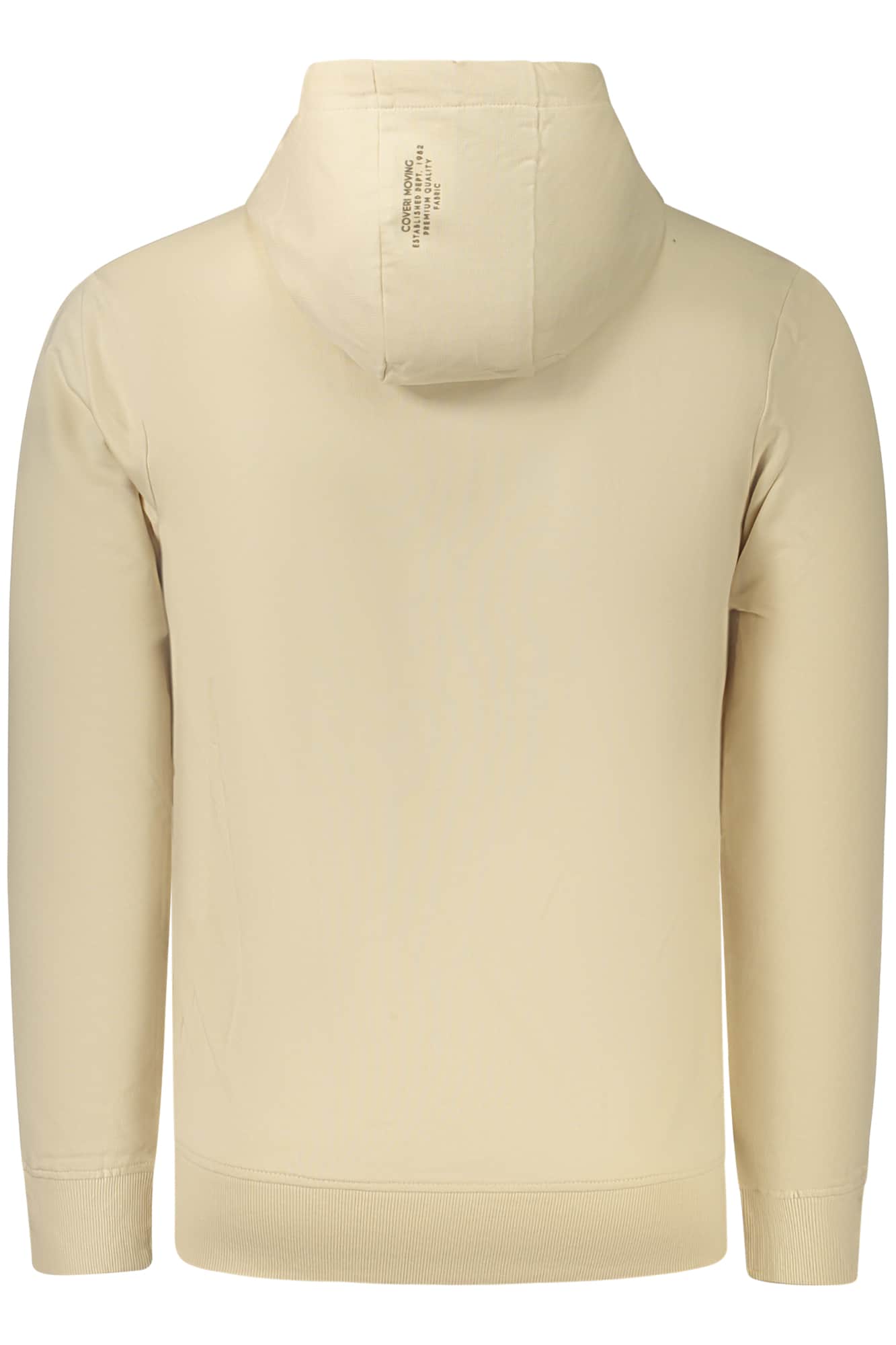 Coveri Moving hombre beige con cremallera sudadera