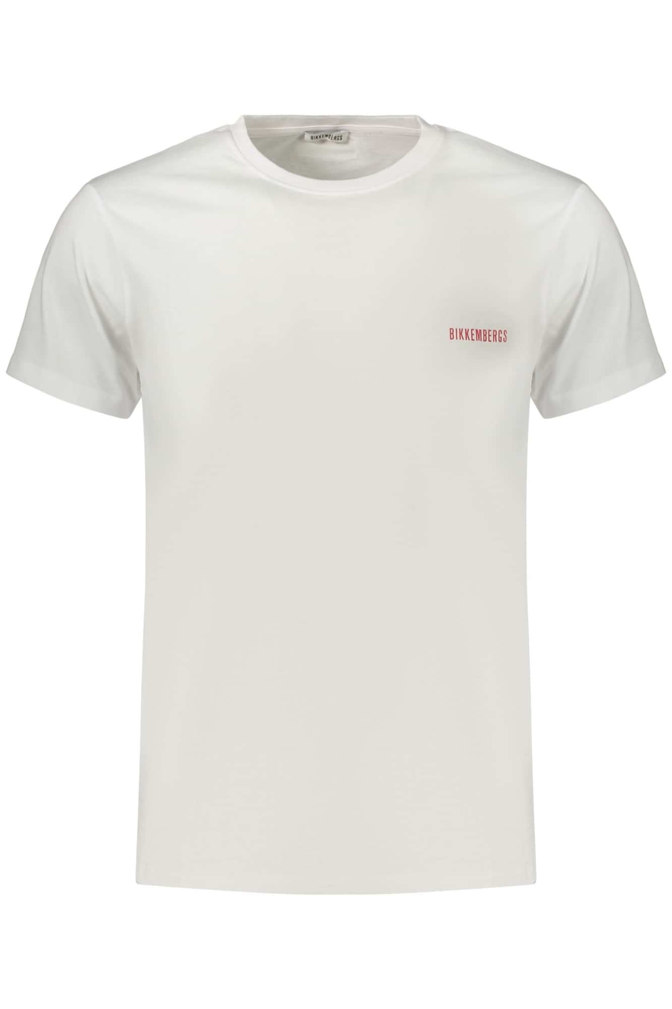 Bikkembergs hombre manga corta t-camisa, rojo
