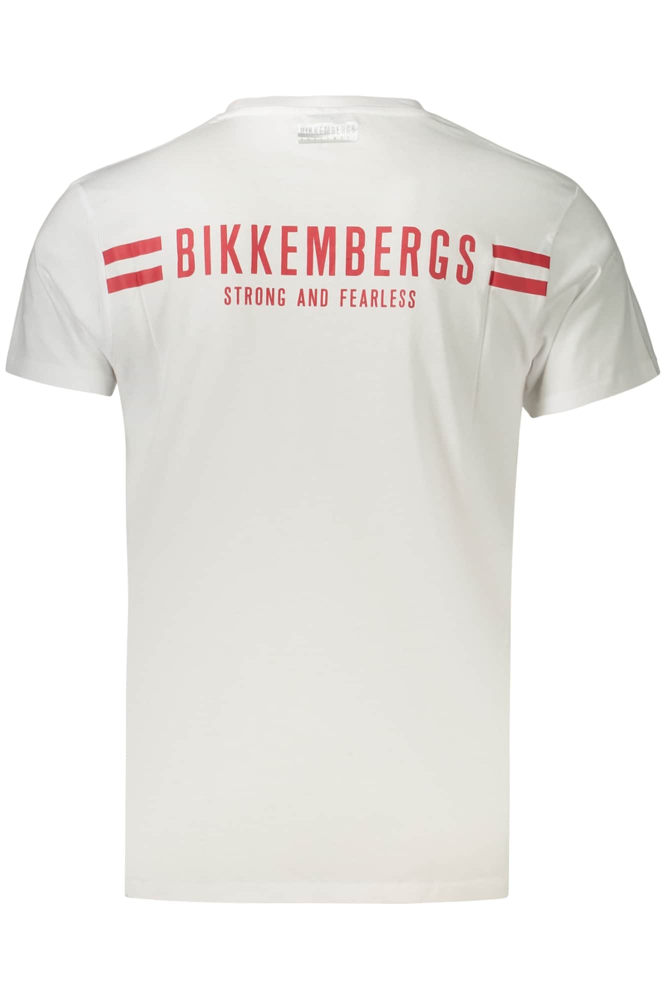 Bikkembergs hombre manga corta t-camisa, rojo