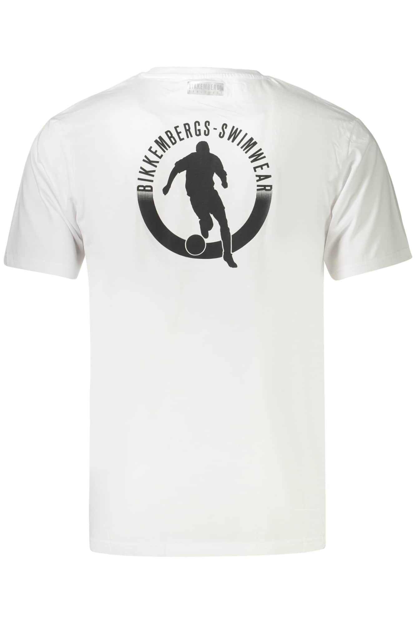 Bikkembergs hombre manga corta t-camisa negro