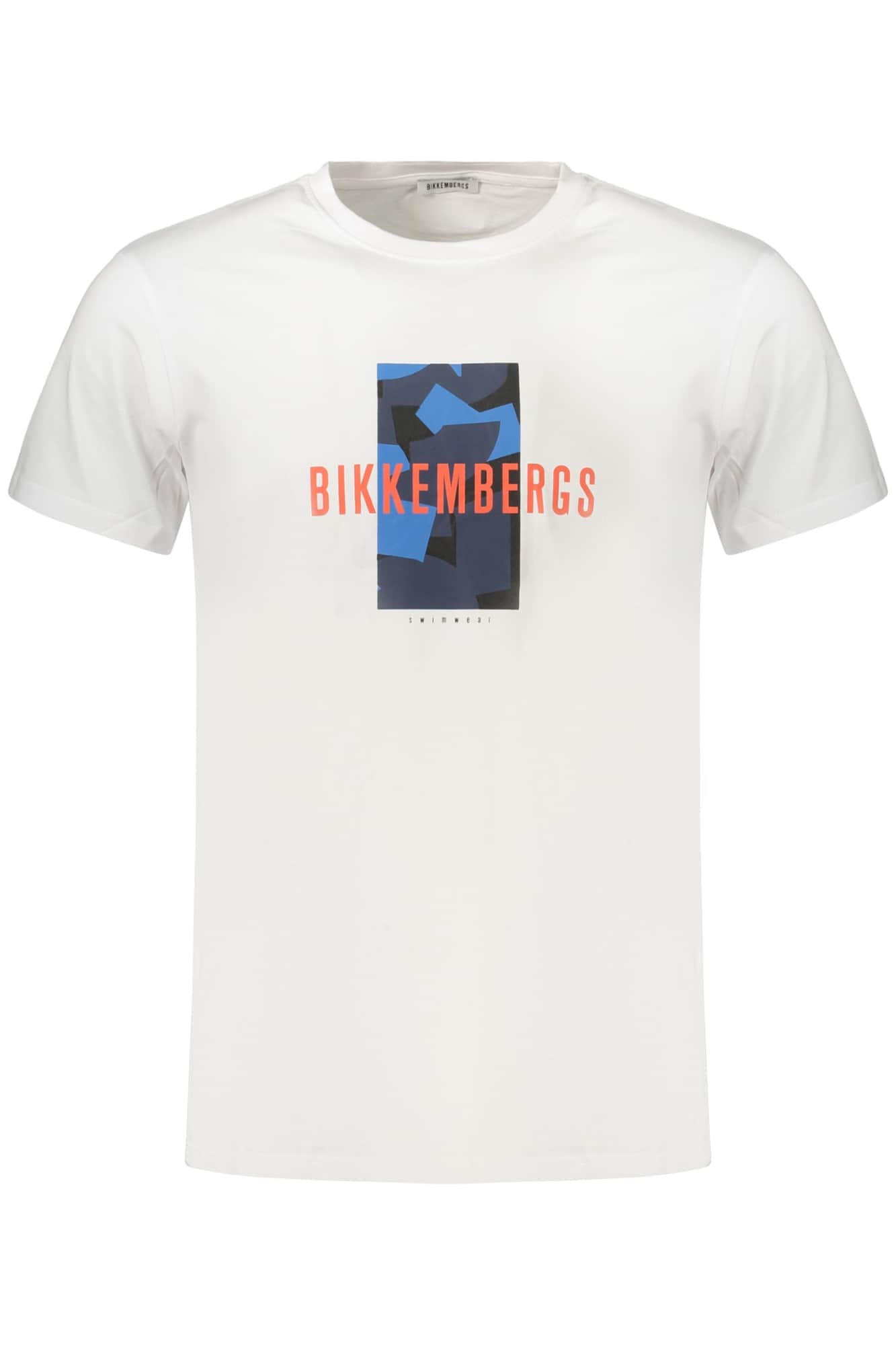 Bikkembergs hombre manga corta t-camisa blanco