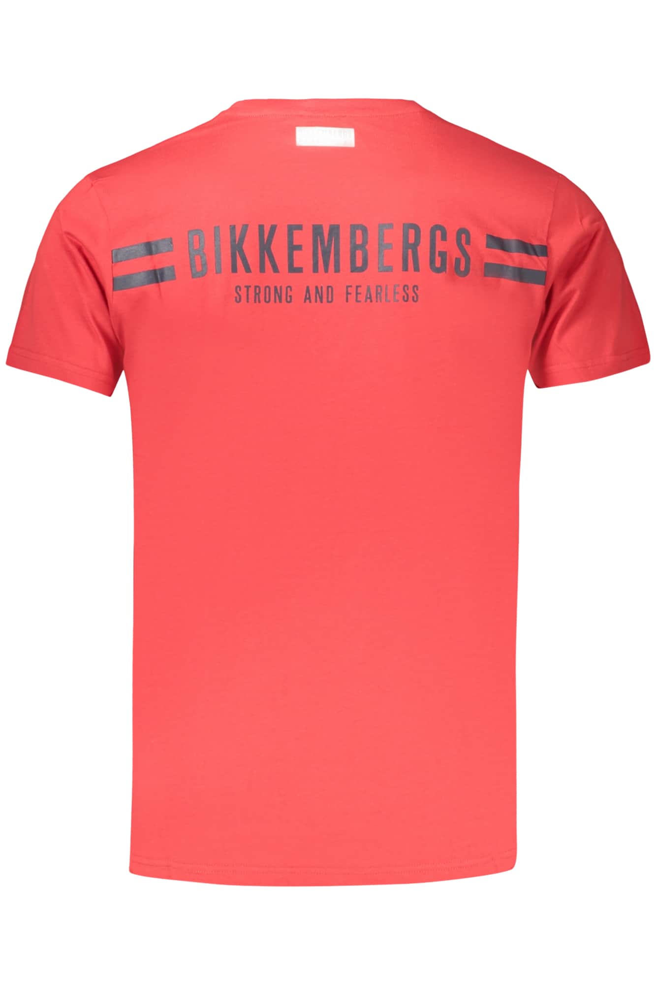 Bikkembergs hombre manga corta t-camisa, rojo