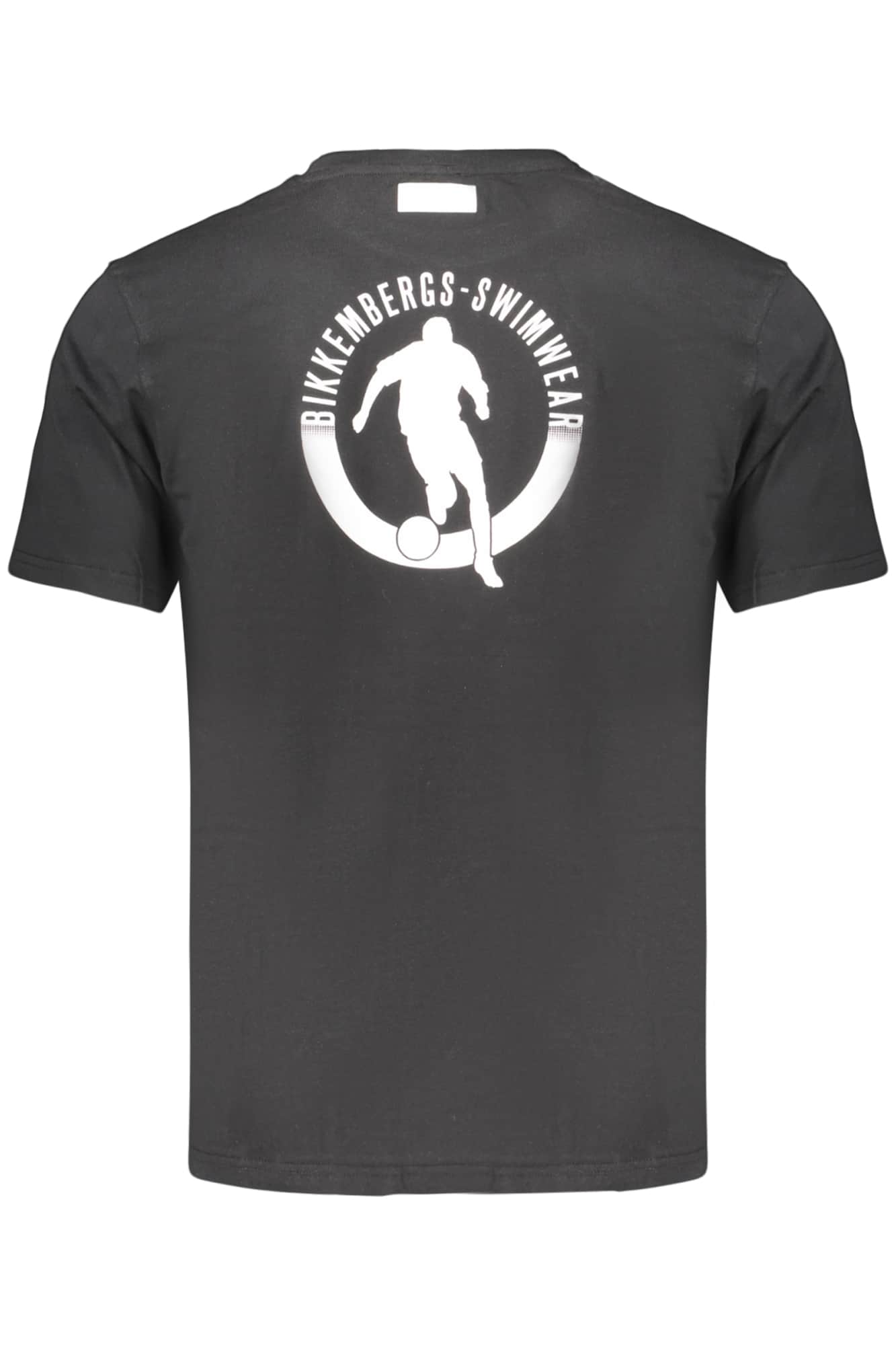 Bikkembergs hombre manga corta t-camisa negro