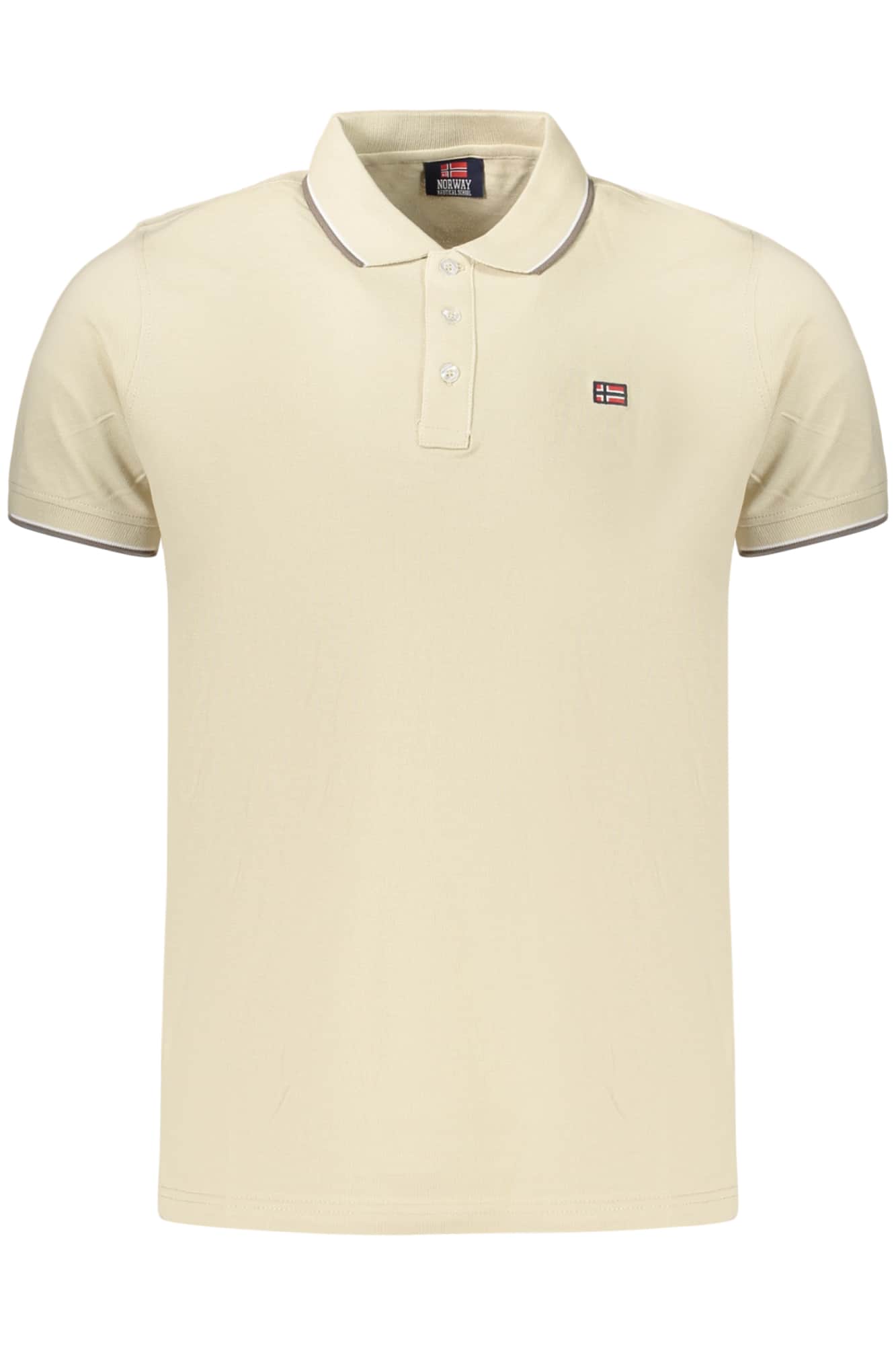 Norway 1963 hombre manga corta polo, gris