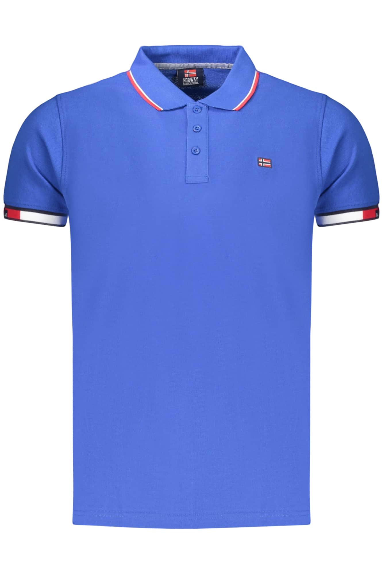 Norway 1963 hombre manga corta polo, rojo