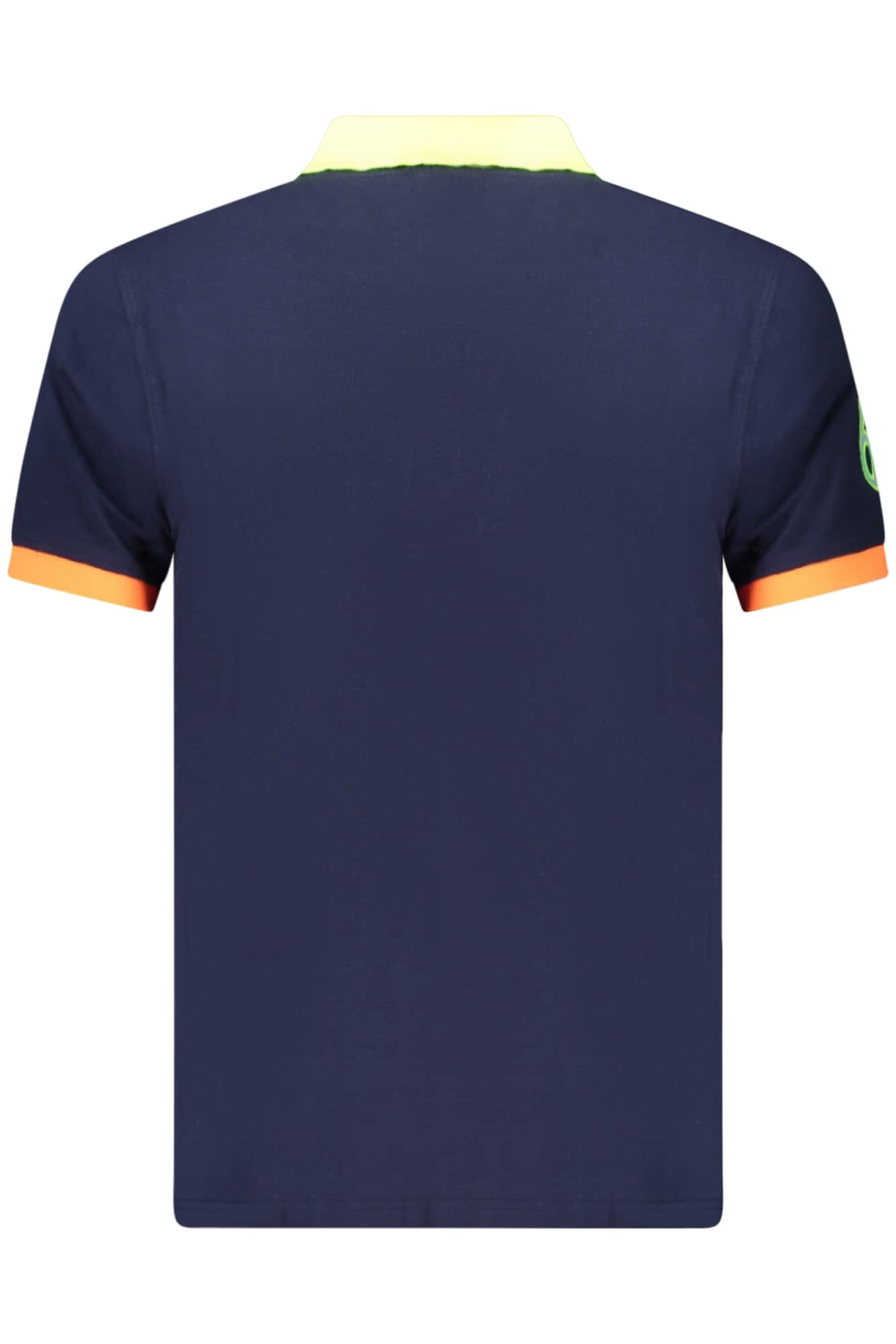 Norway 1963 hombre manga corta polo, azul