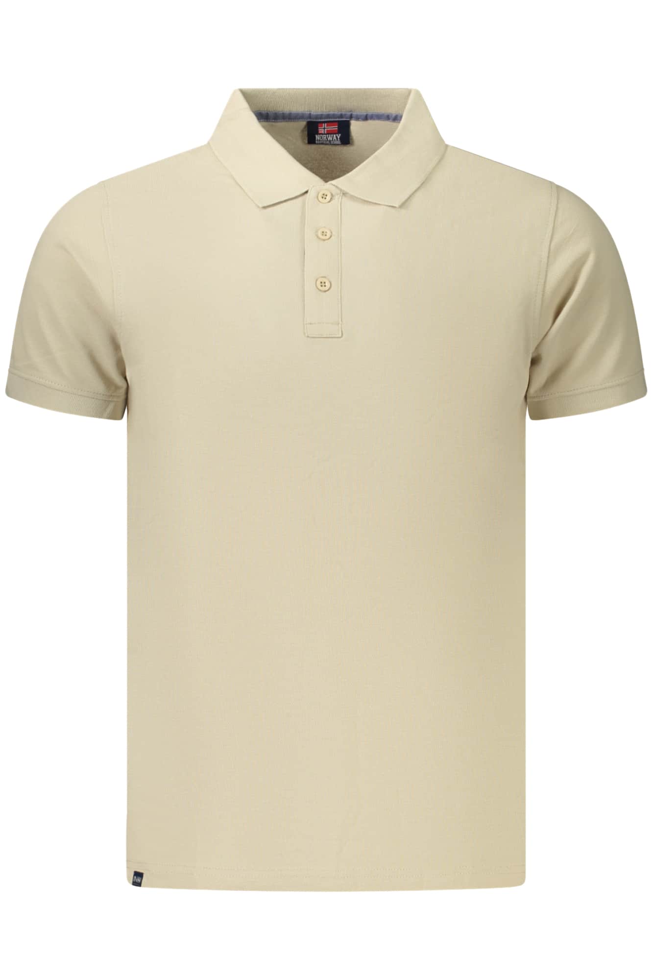 Norway 1963 hombre manga corta polo, beige