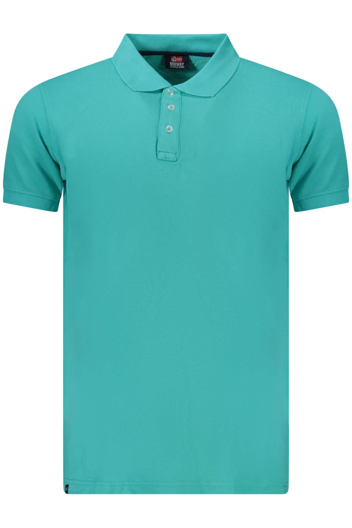 Norway 1963 hombre manga corta polo, azul