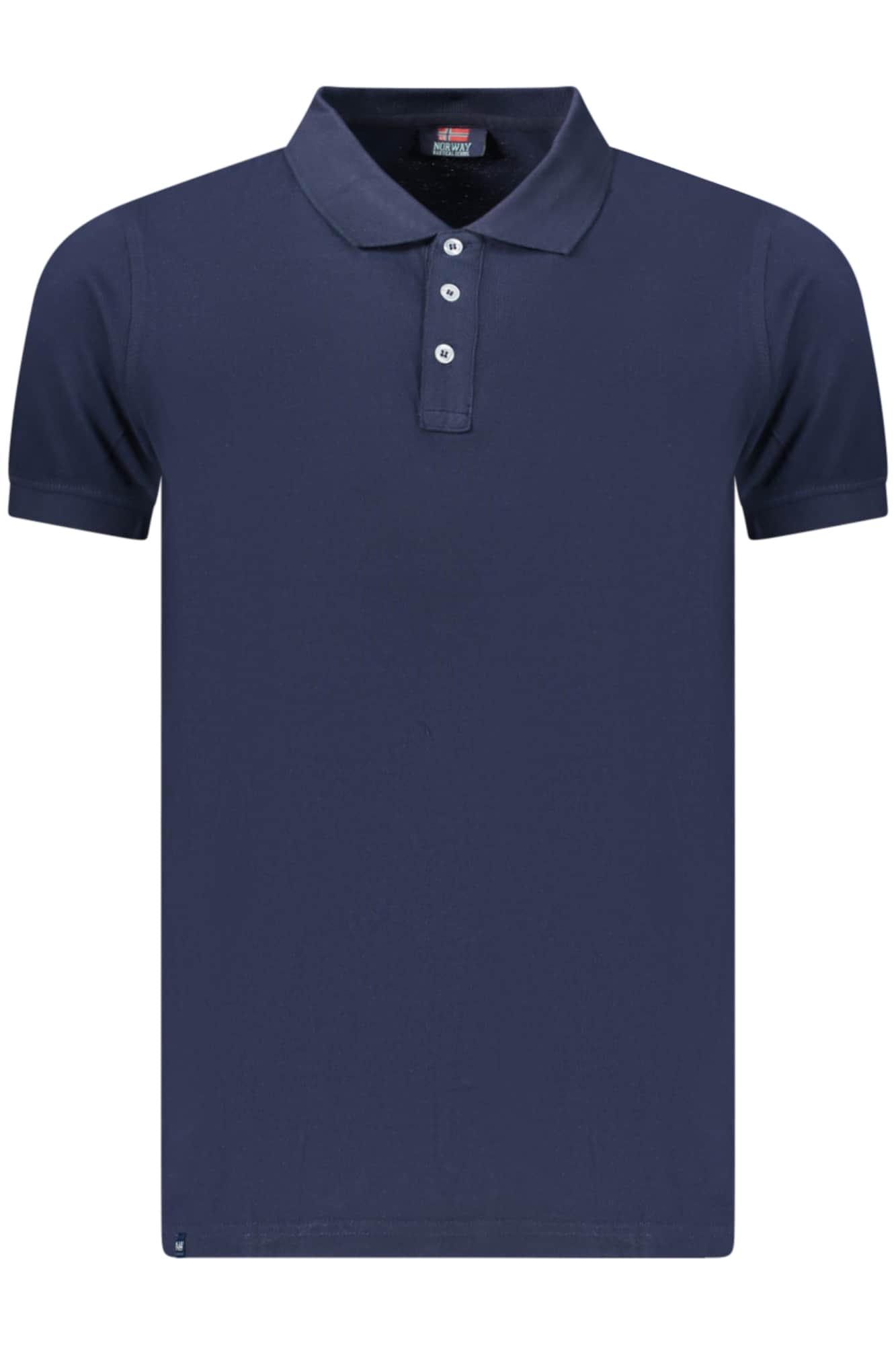 Norway 1963 hombre manga corta polo, azul