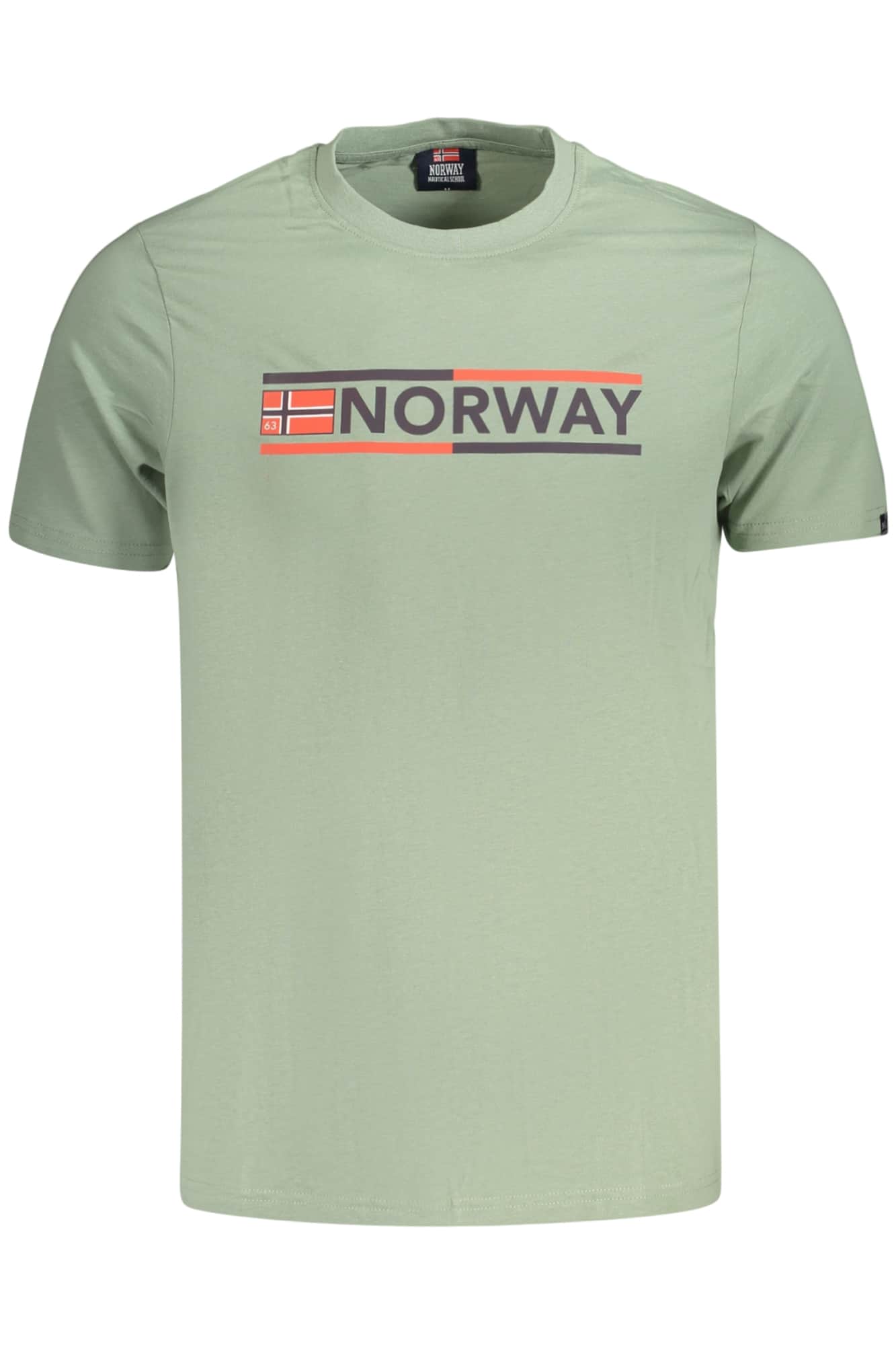 Norway 1963 hombre manga corta t-camisa verde
