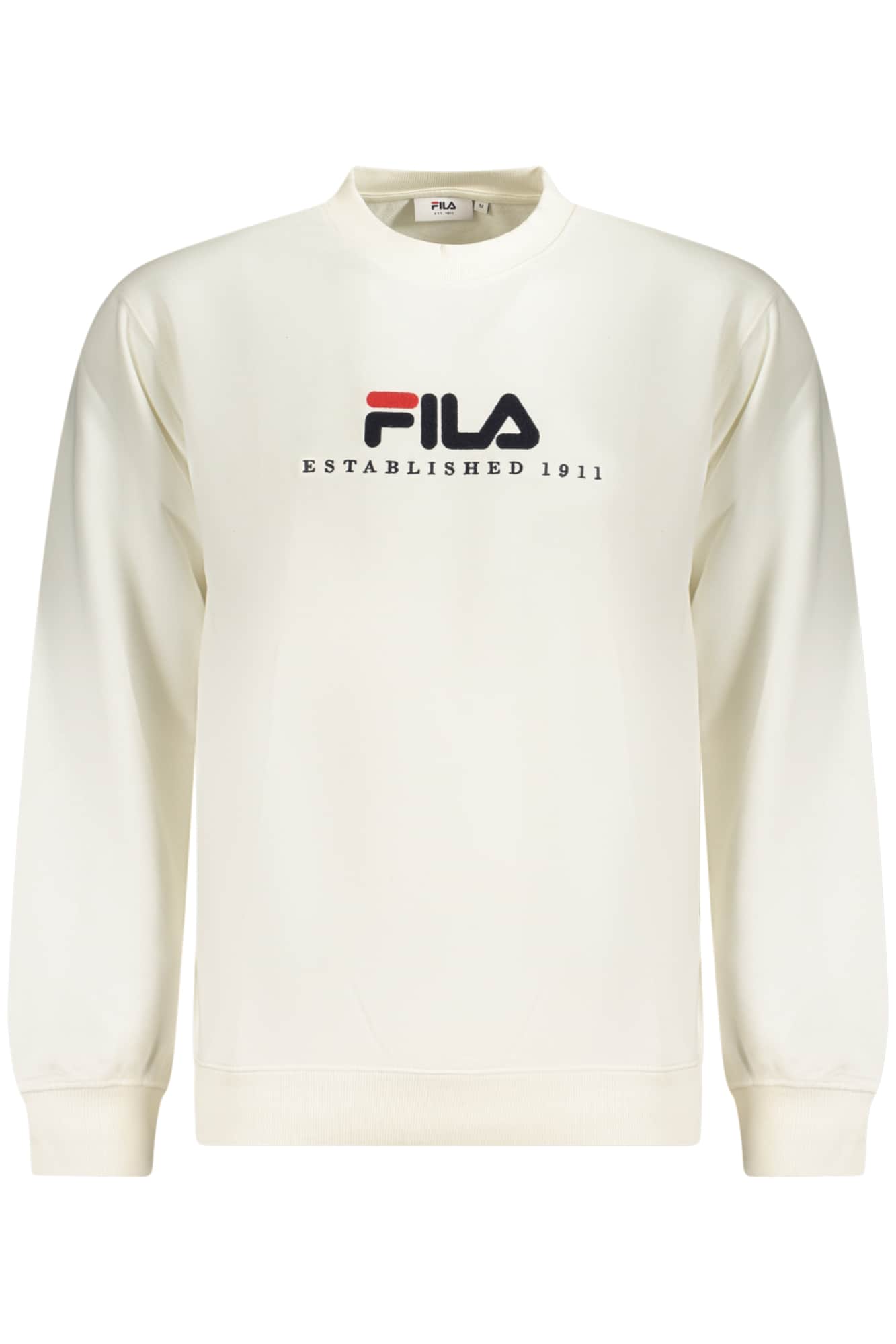 Fila hombre negro con cremallera sudadera