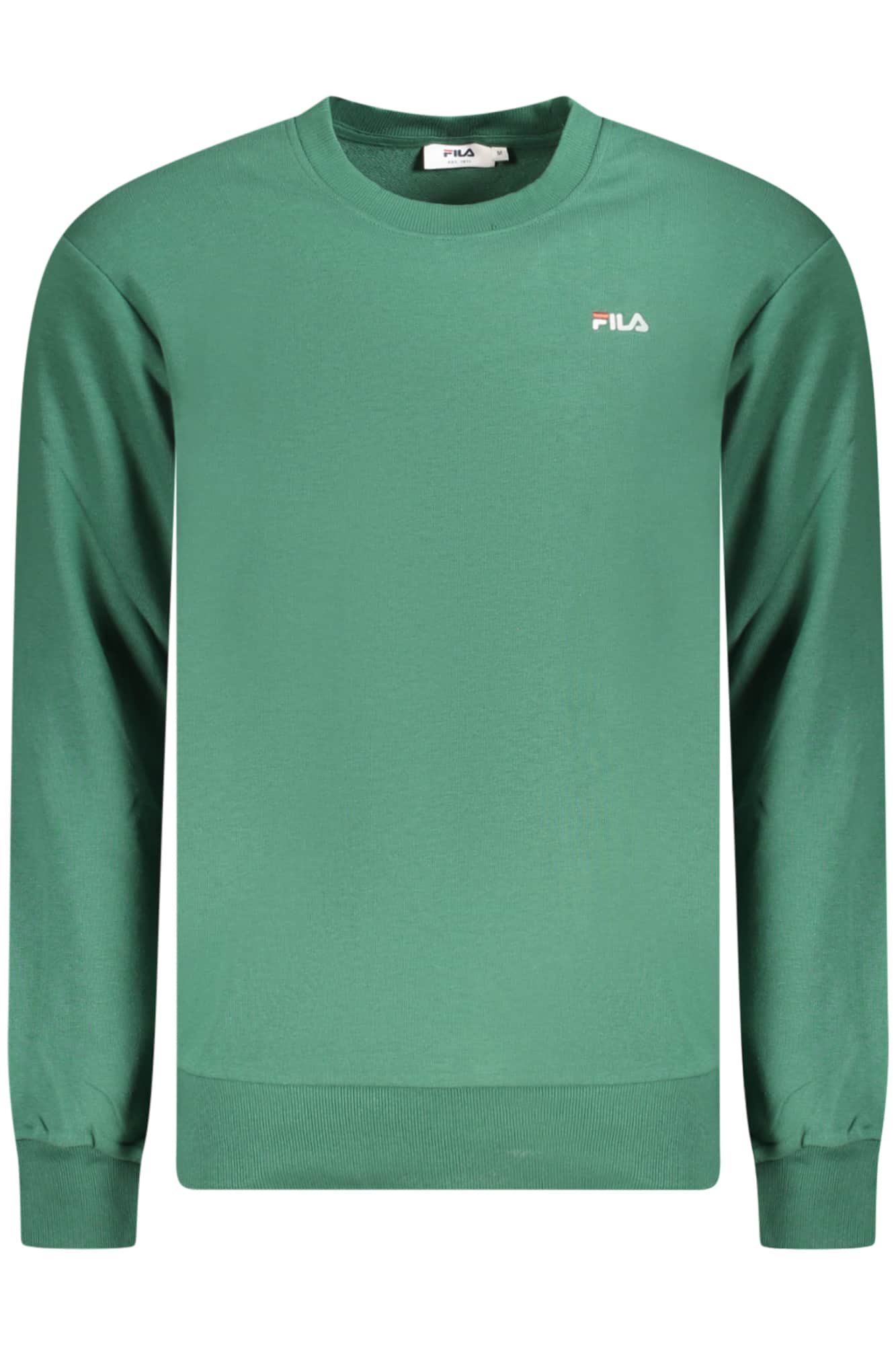 Fila hombre blanco con cremallera sudadera