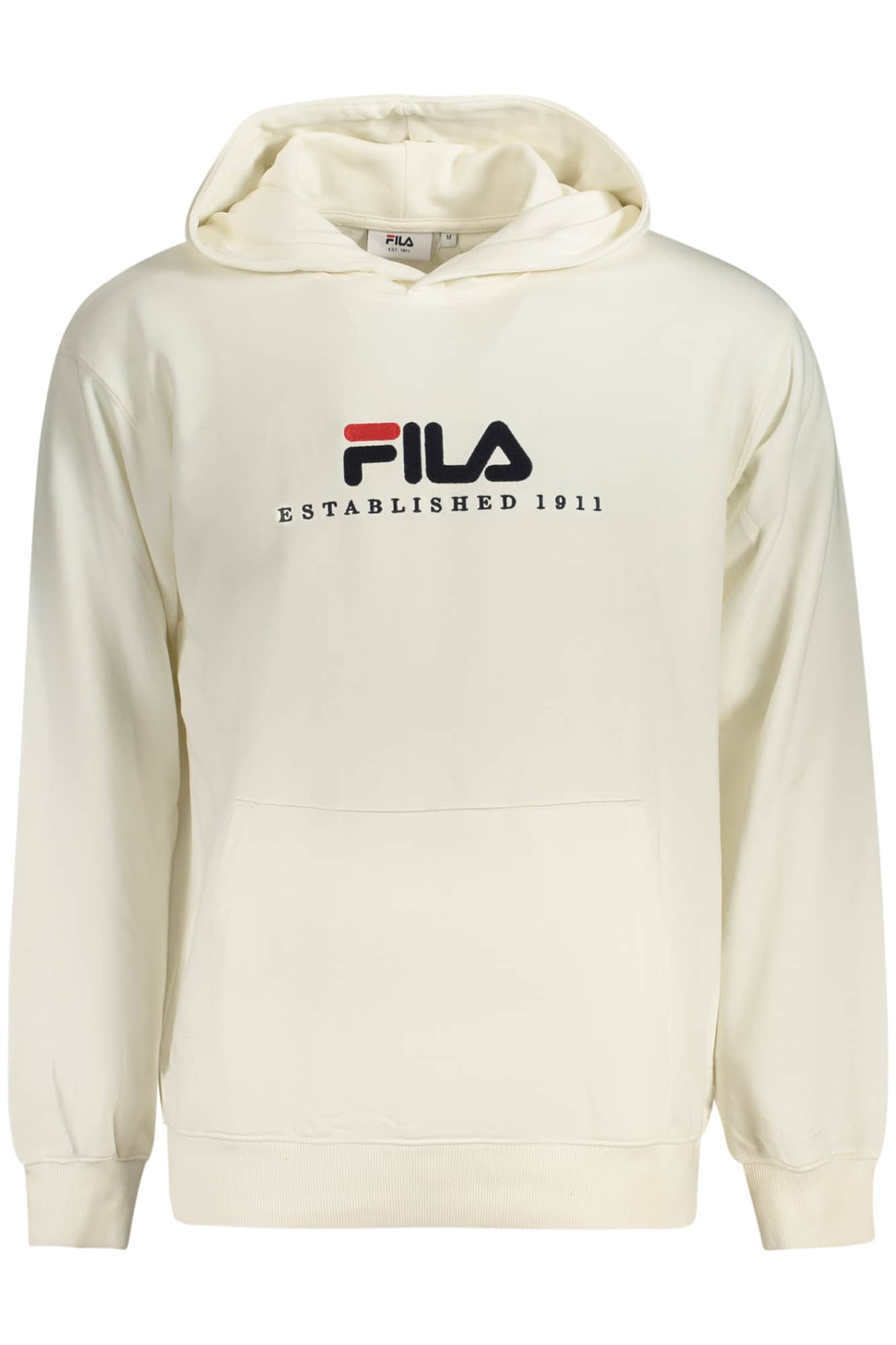 Fila hombre negro con cremallera sudadera
