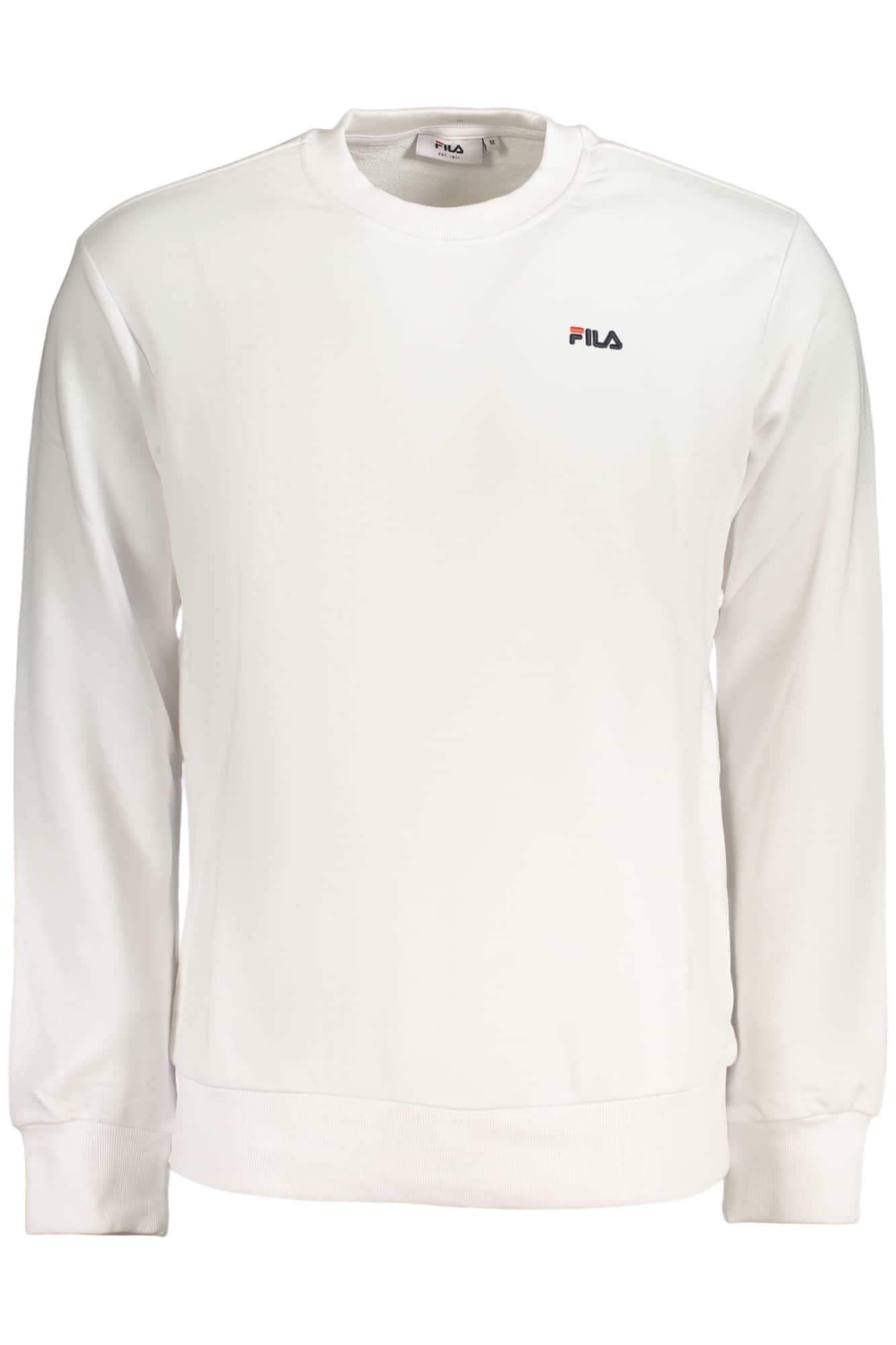 Fila hombre blanco con cremallera sudadera