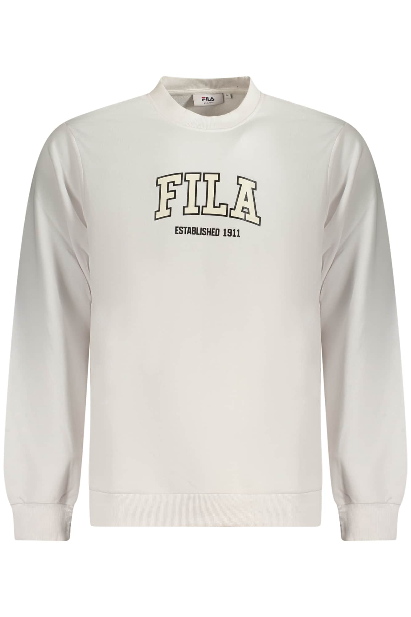 Fila hombre negro con cremallera sudadera
