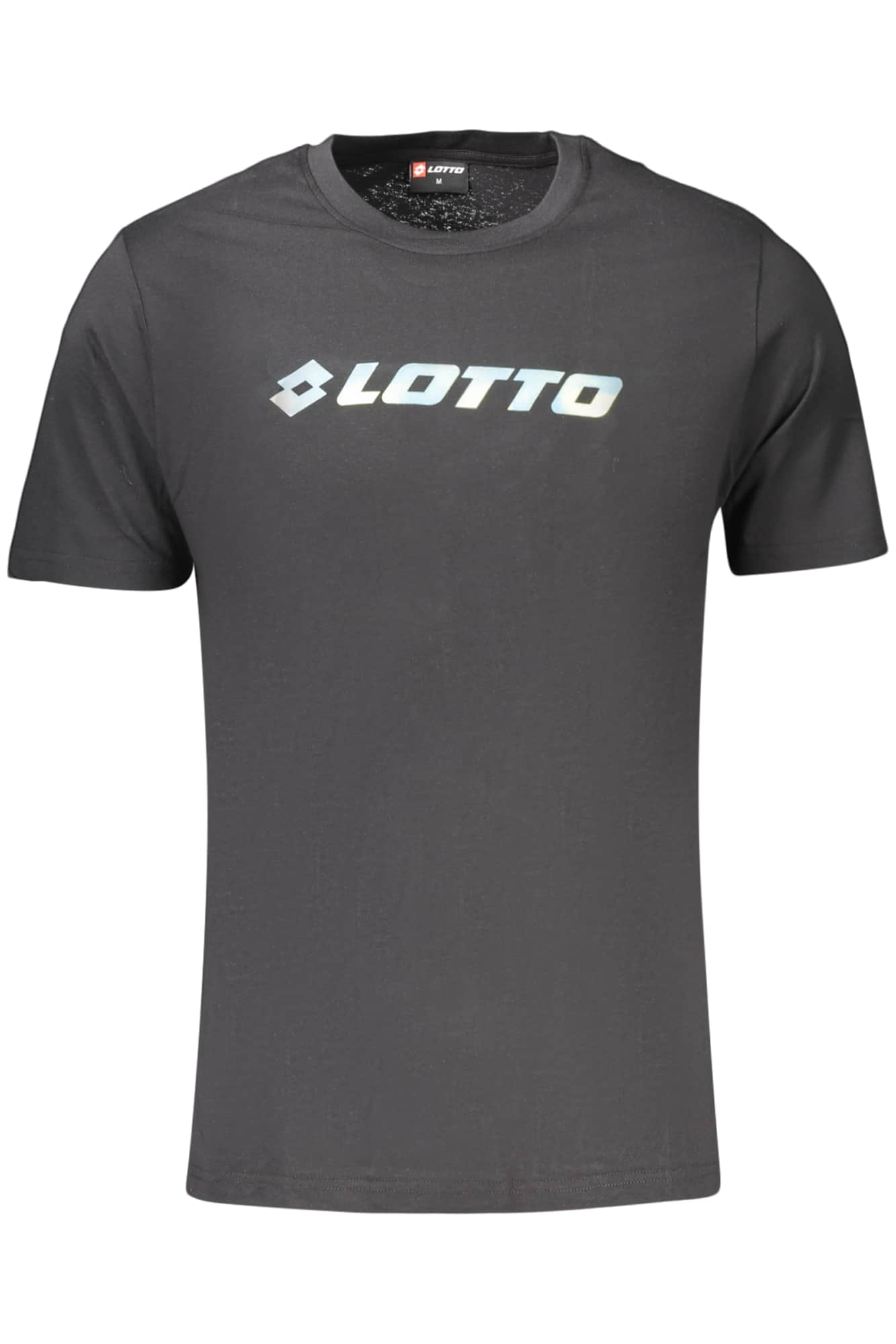 Lotto hombre negro manga corta t-camisa