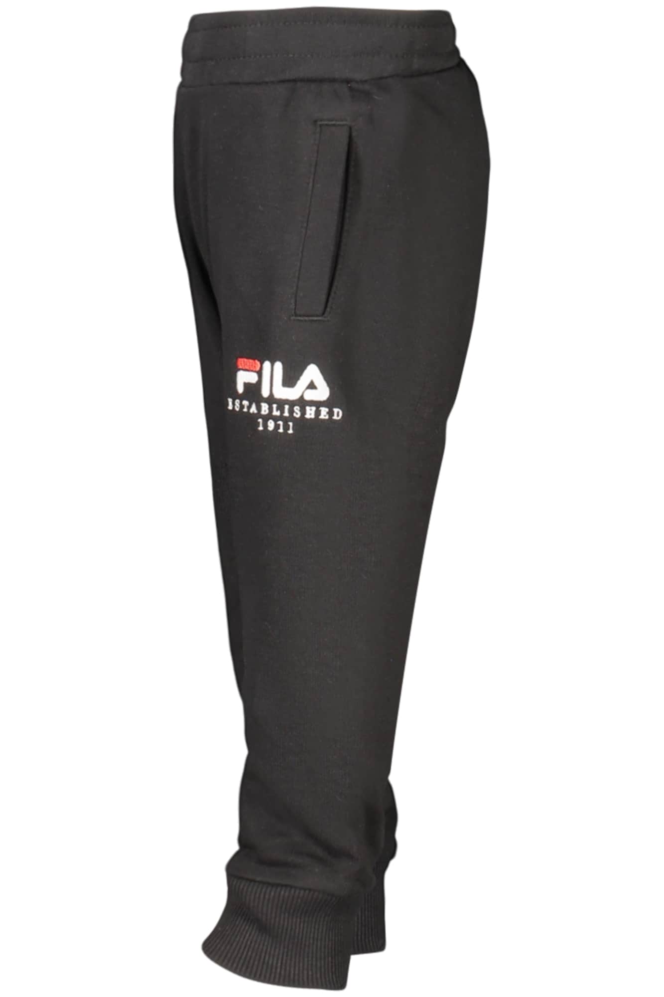Fila niña negro largo chándal pantalón