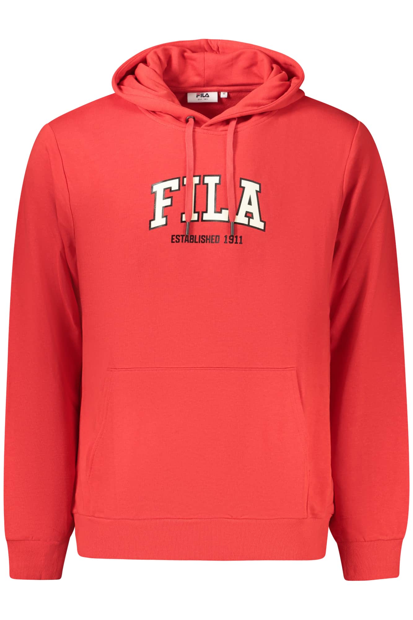 Fila hombre rojo con cremallera sudadera