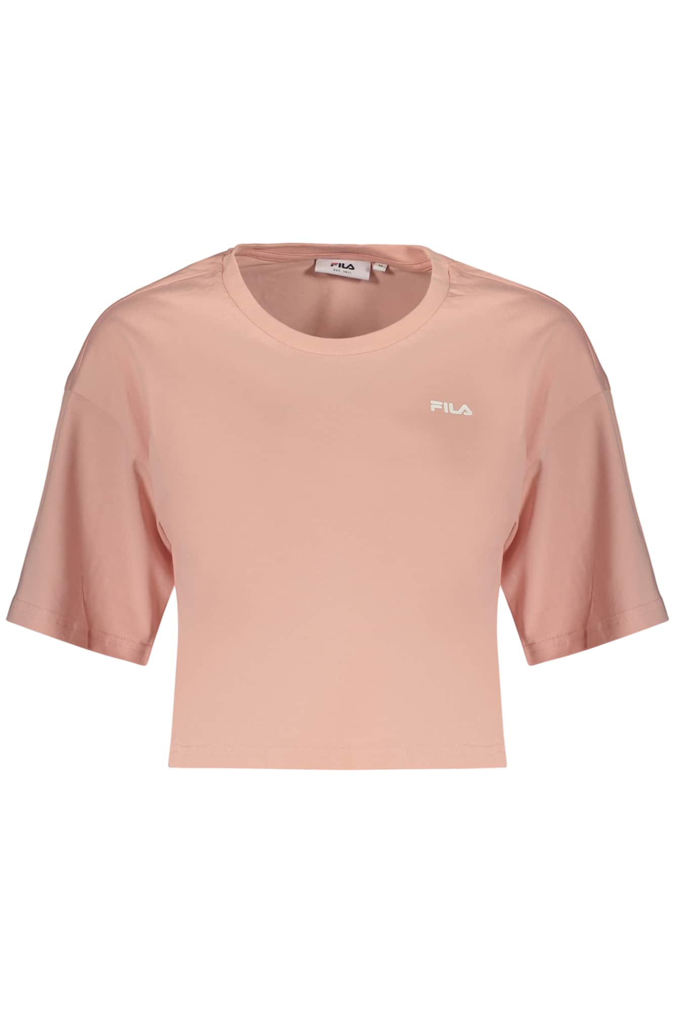 Fila mujer rosa manga corta t-camisa