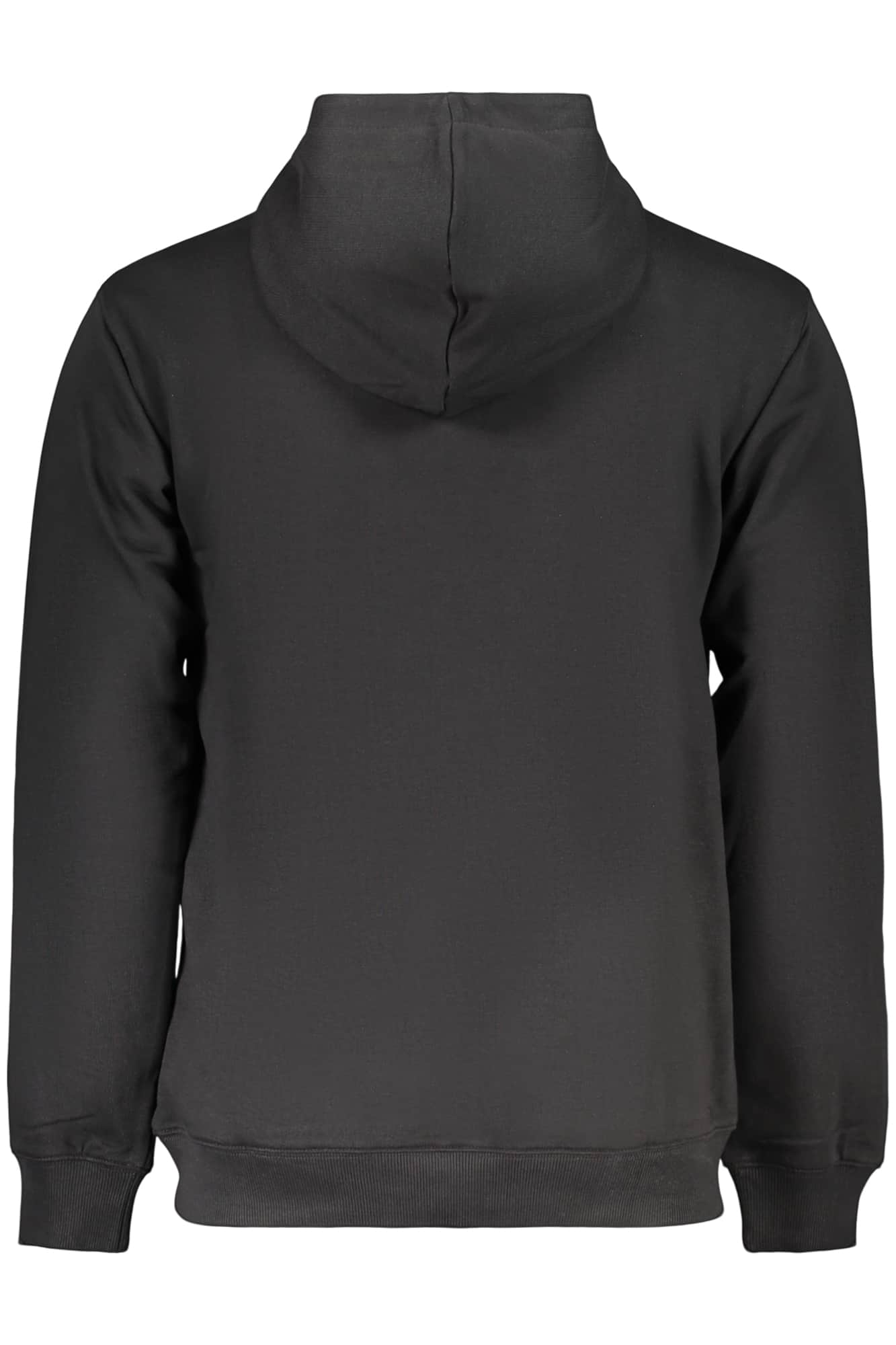 Fila hombre negro con cremallera sudadera