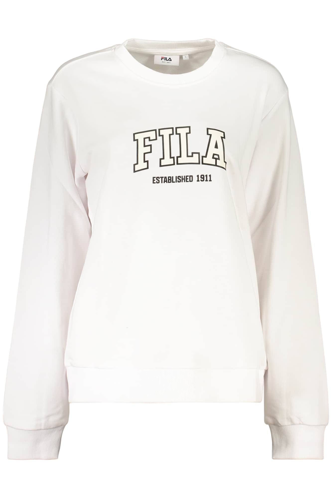 Fila mujer blanco con cremallera sudadera