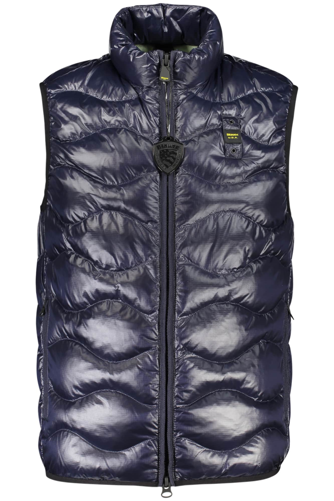 Blauer Apparel hombre negro sin mangas chaqueta
