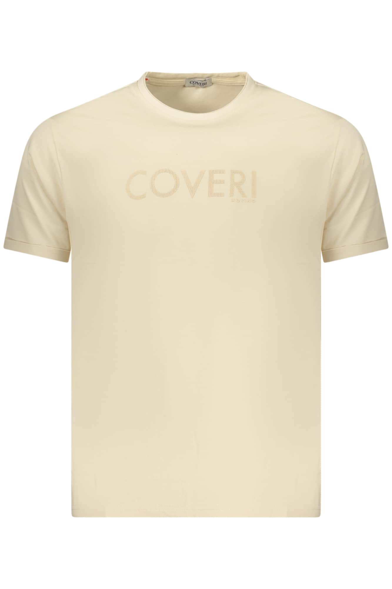 Coveri Moving hombre manga corta t-camisa, beige