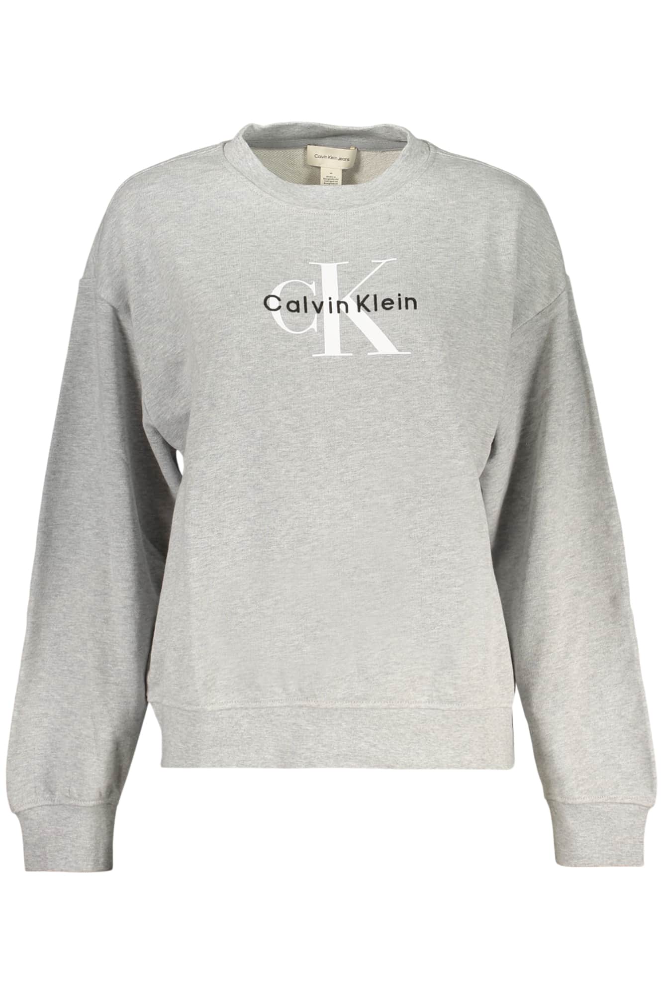 Calvin Klein mujer gris con cremallera sudadera