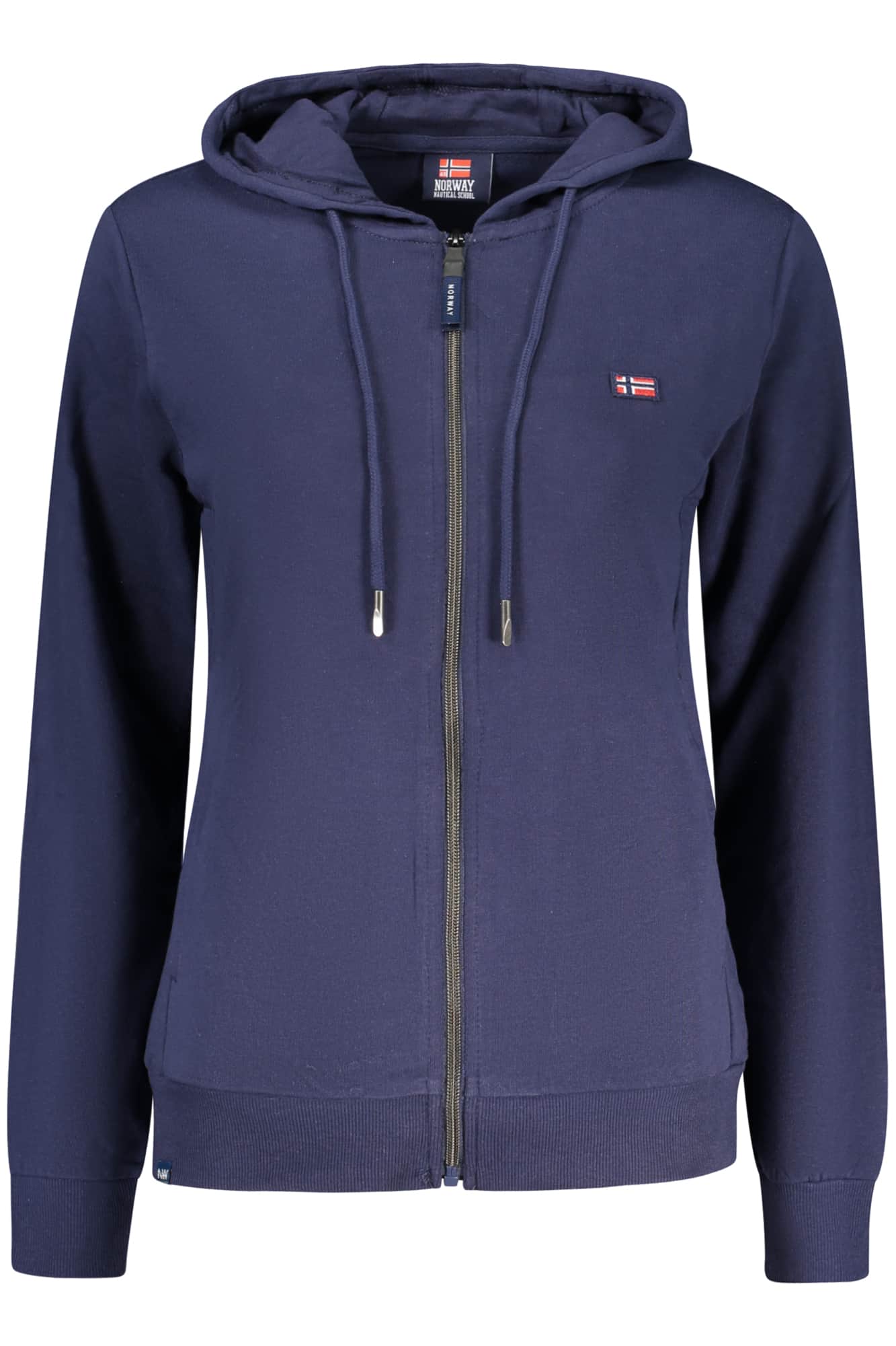 Norway 1963 mujer azul con cremallera sudadera