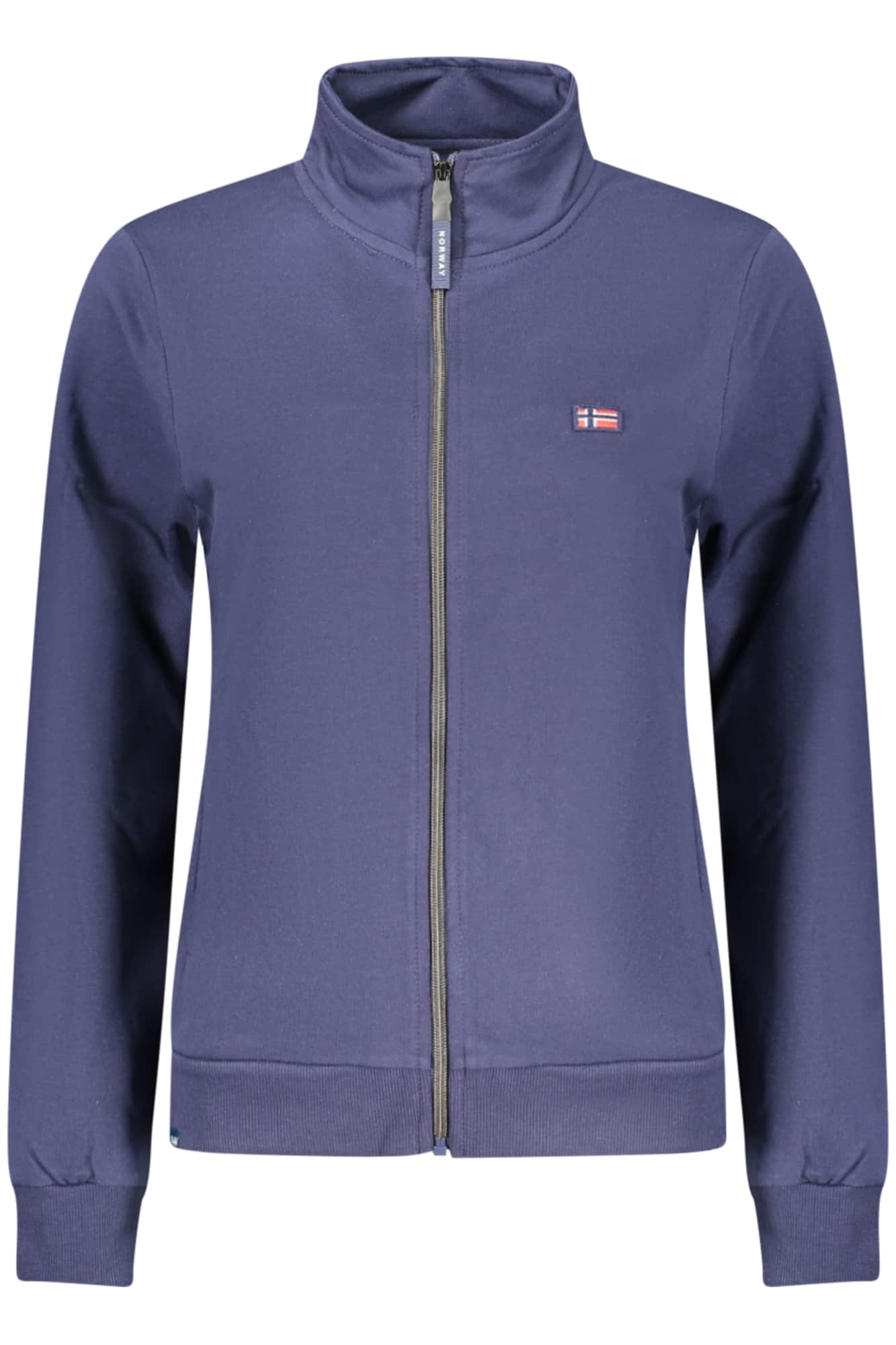 Norway 1963 mujer azul con cremallera sudadera