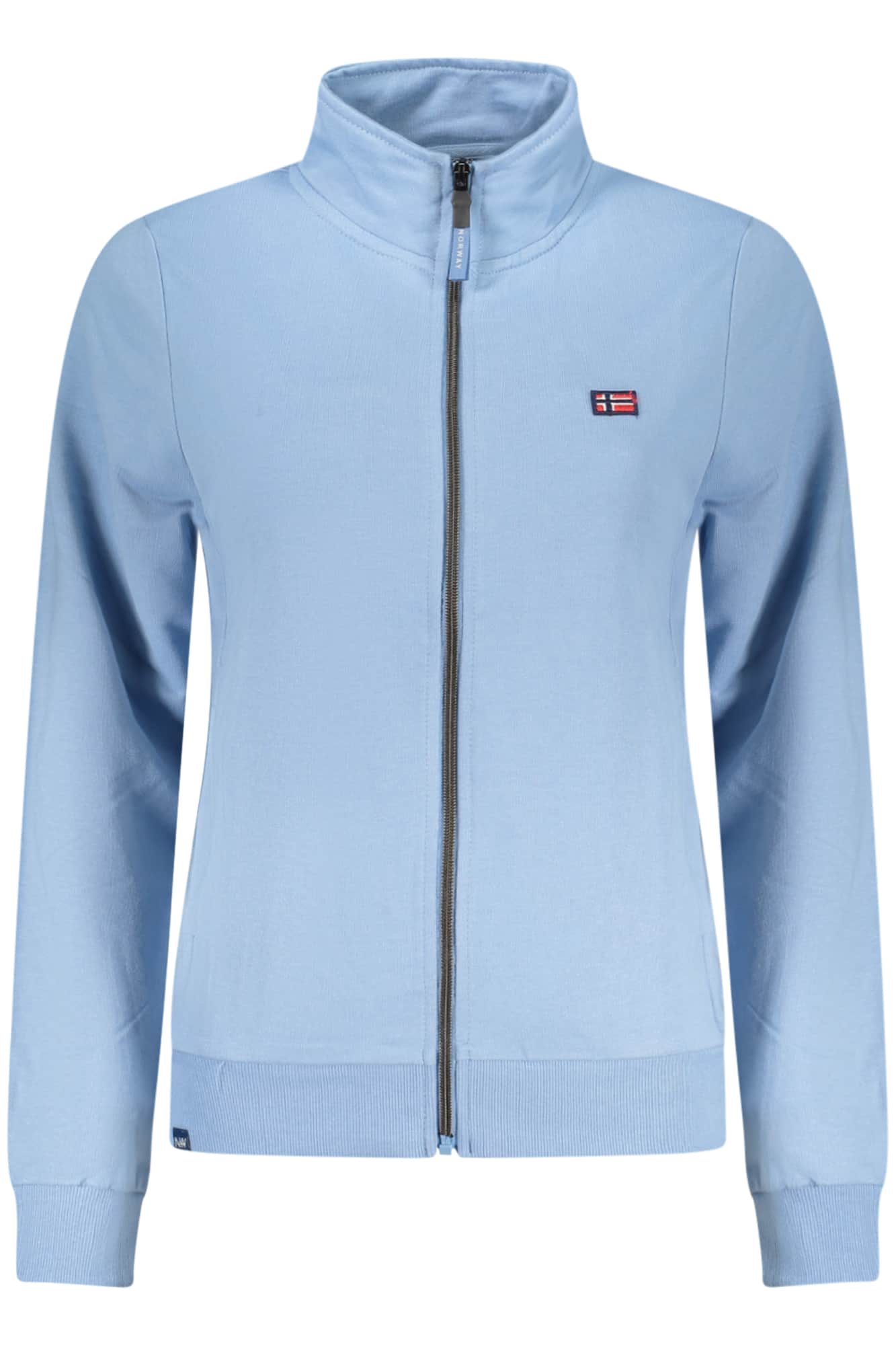 Norway 1963 mujer azul con cremallera sudadera