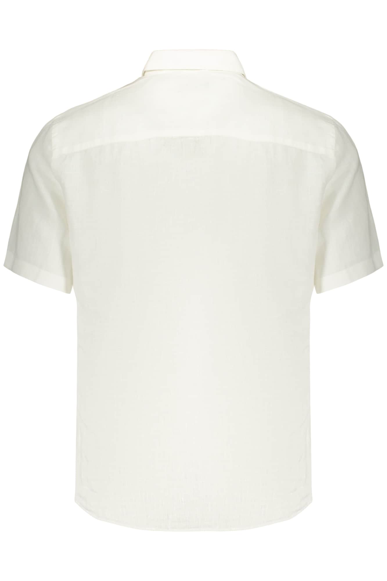 North Sails hombre manga corta camisa, azul