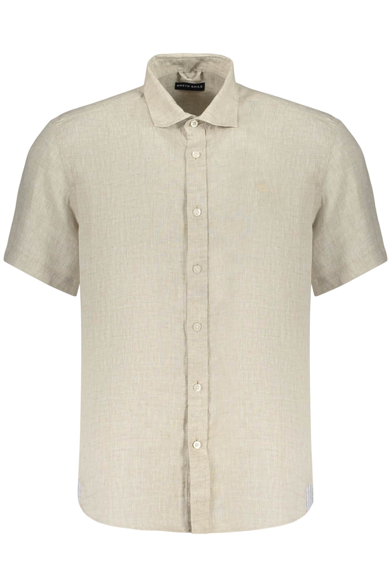 North Sails hombre manga corta camisa, azul