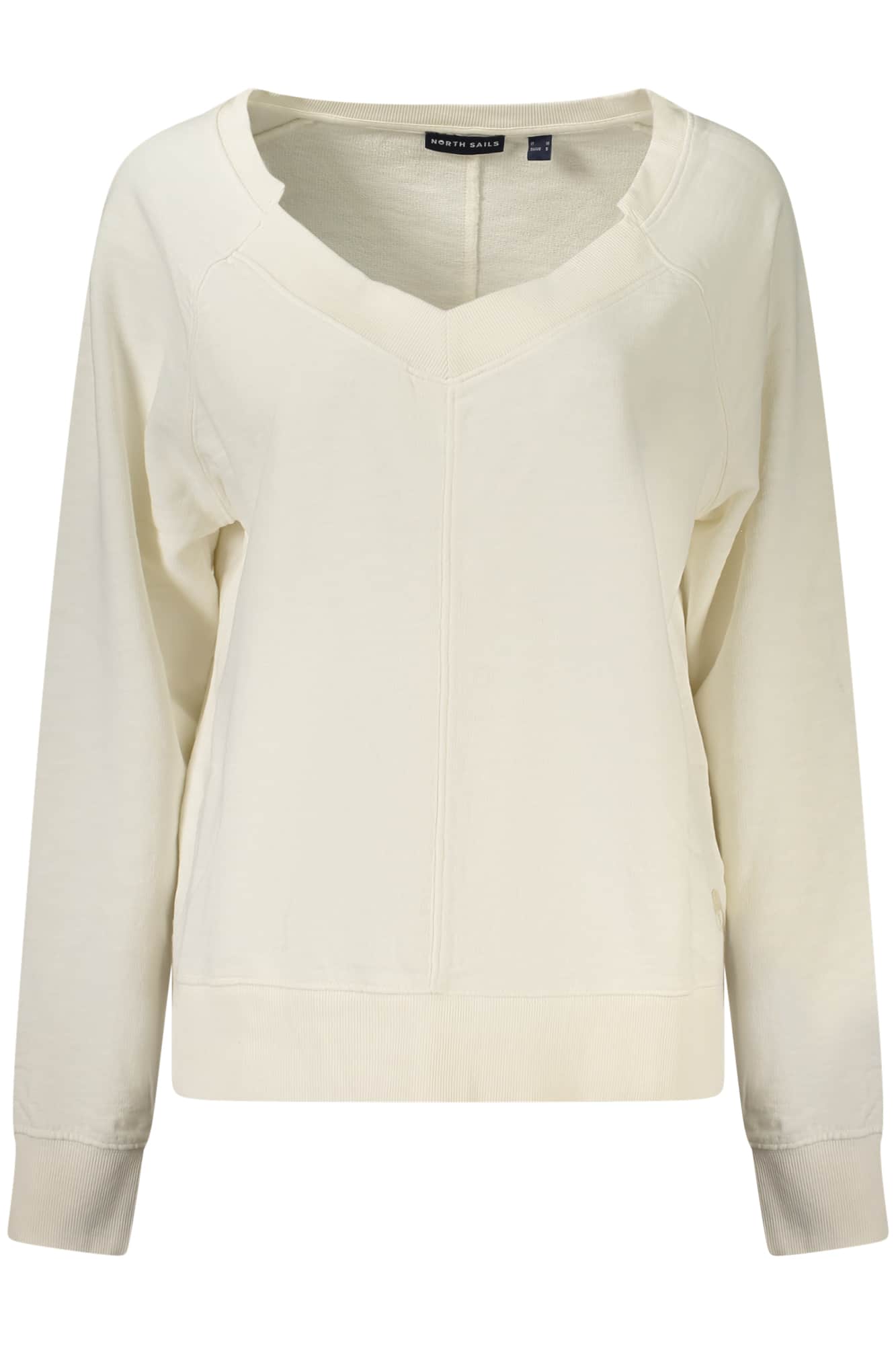 North Sails mujer con cremallera sudadera blanco