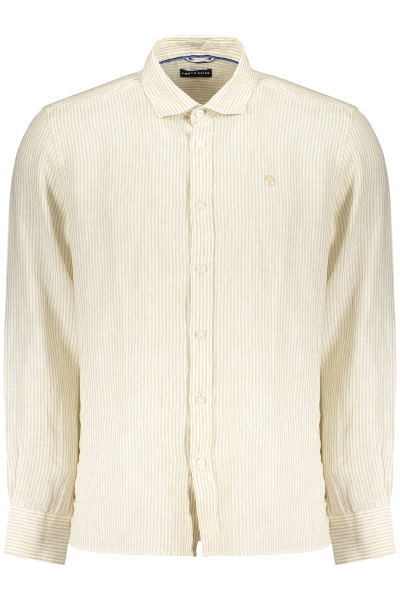North Sails hombre manga larga camisa, azul